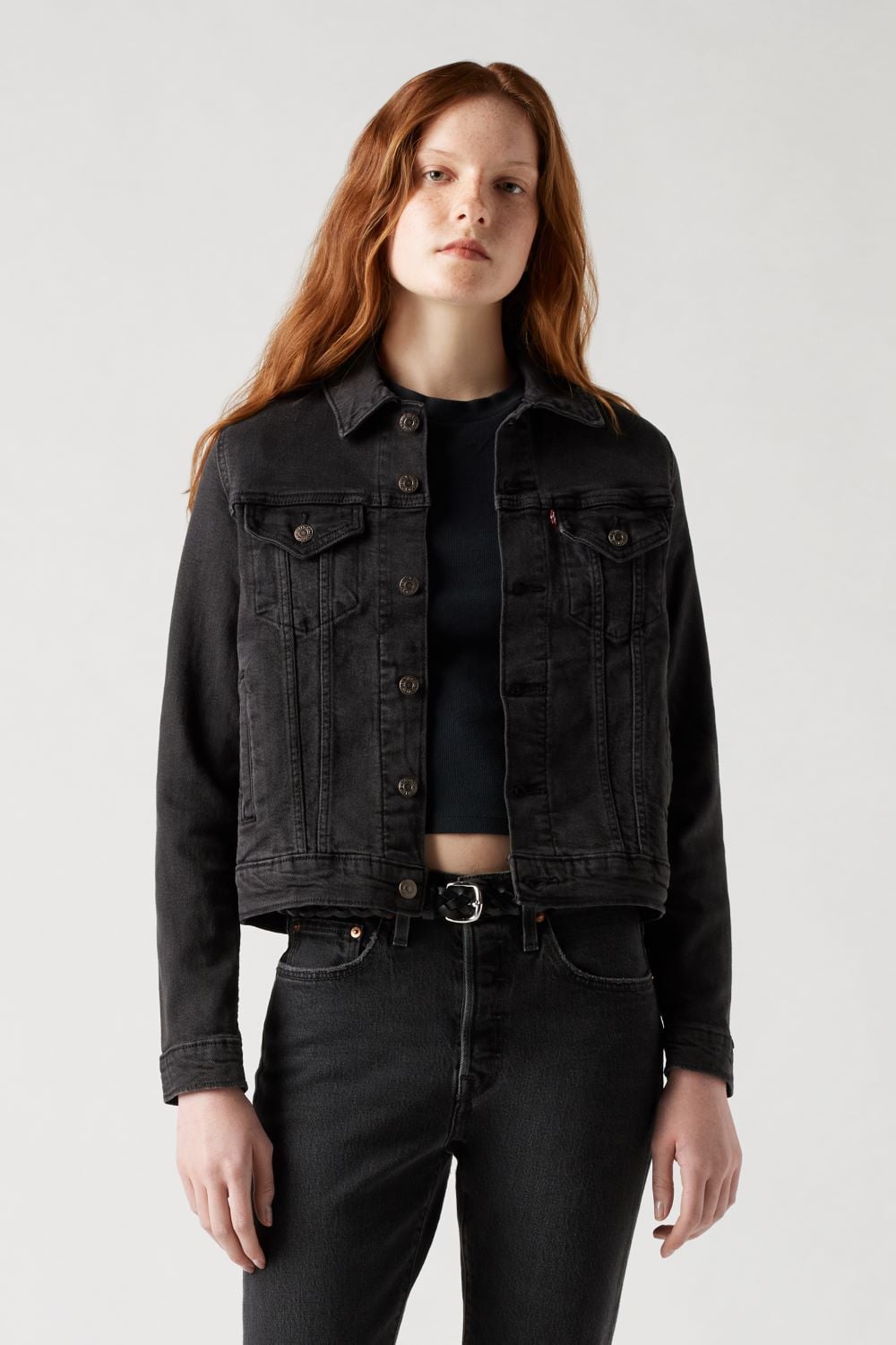 CASACA MUJER TRUCKER NEGRO LEVIS 29945-0070 - 1