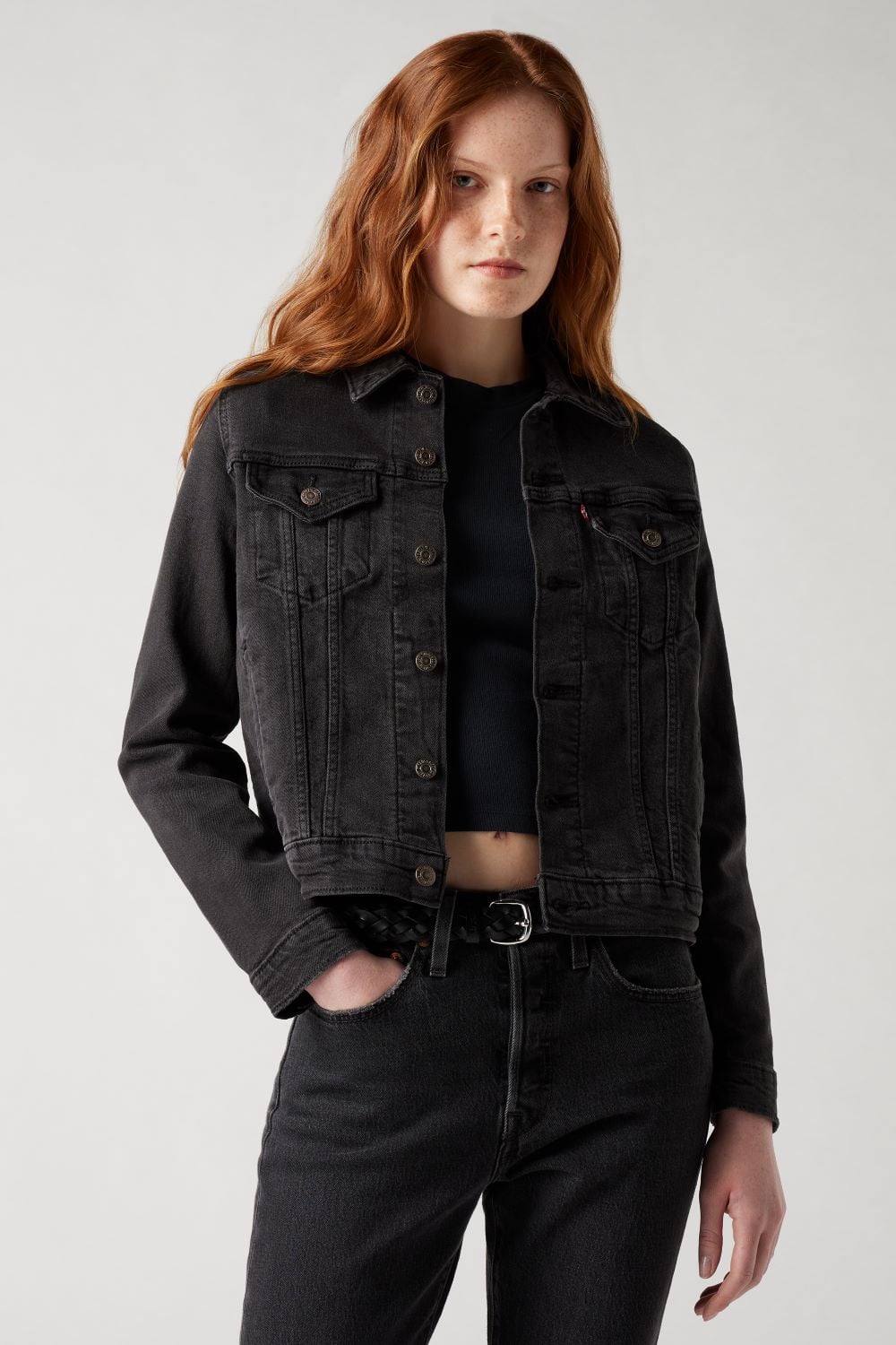 CASACA MUJER TRUCKER NEGRO LEVIS 29945-0070 - 3