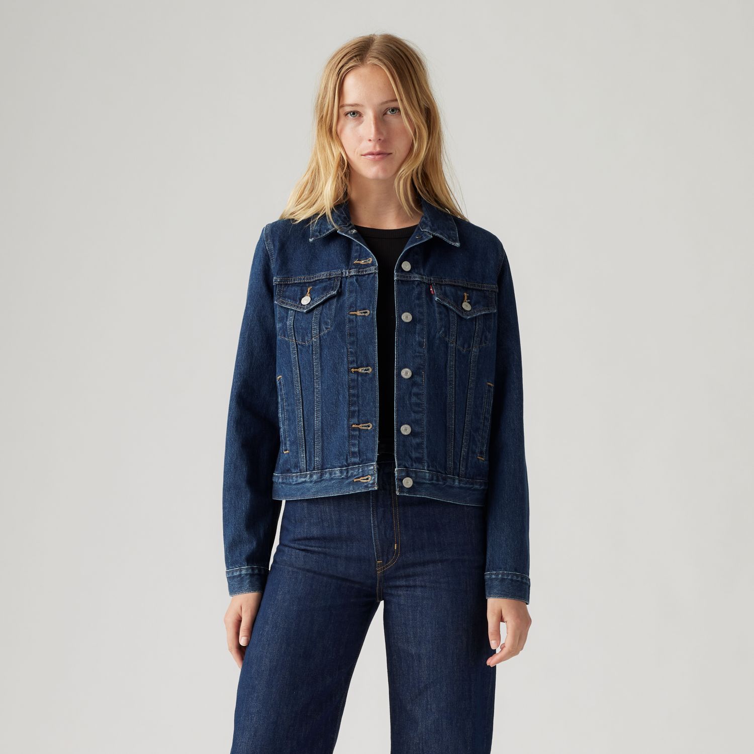 CASACA MUJER TRUCKER AZUL LEVIS 29945-0036 - 1
