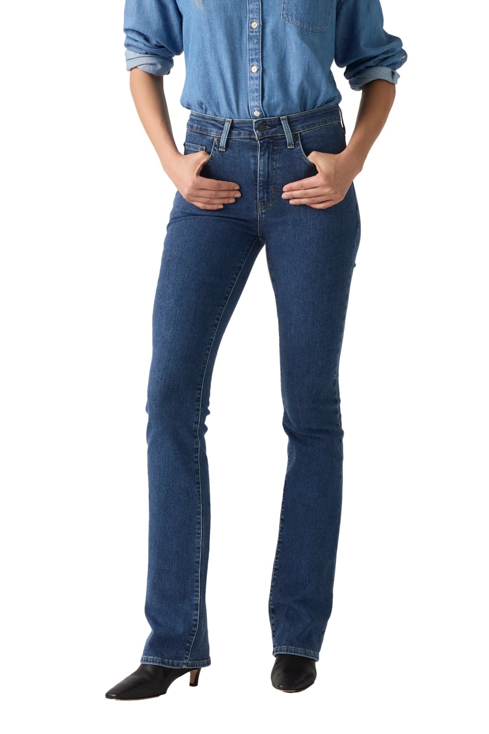 JEANS MUJER 725 HIGH RISE BOOTCUT AZUL LEVIS 18759-0234 - 1