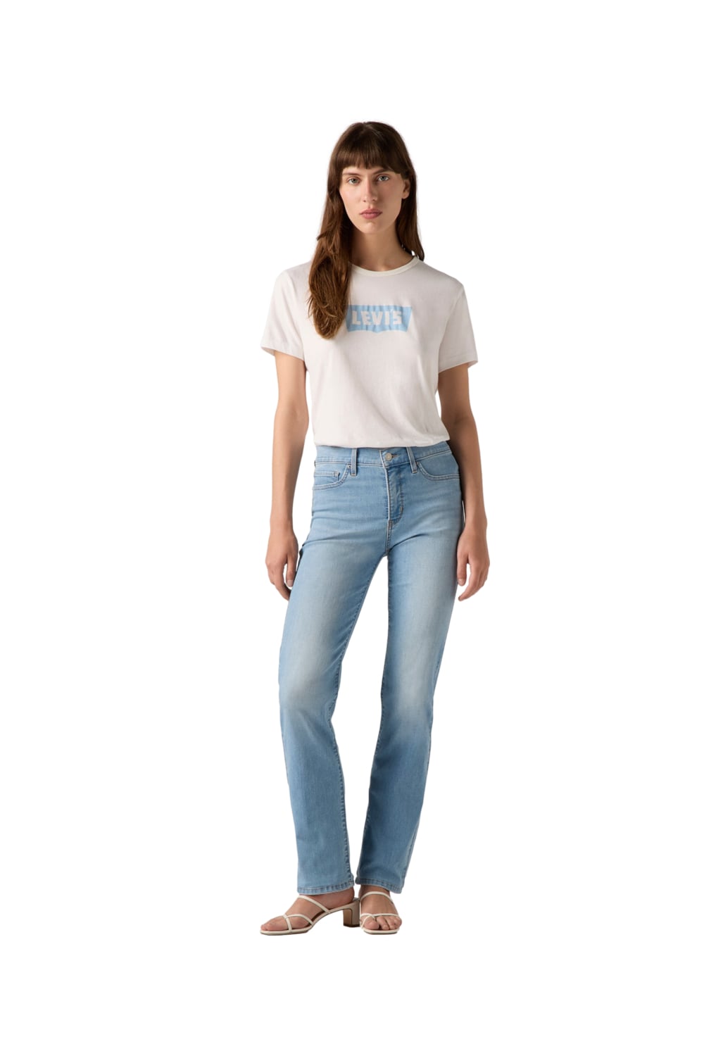 JEANS MUJER 314 SHAPING STRAIGHT CELESTE LEVIS 19631-0236 - 4