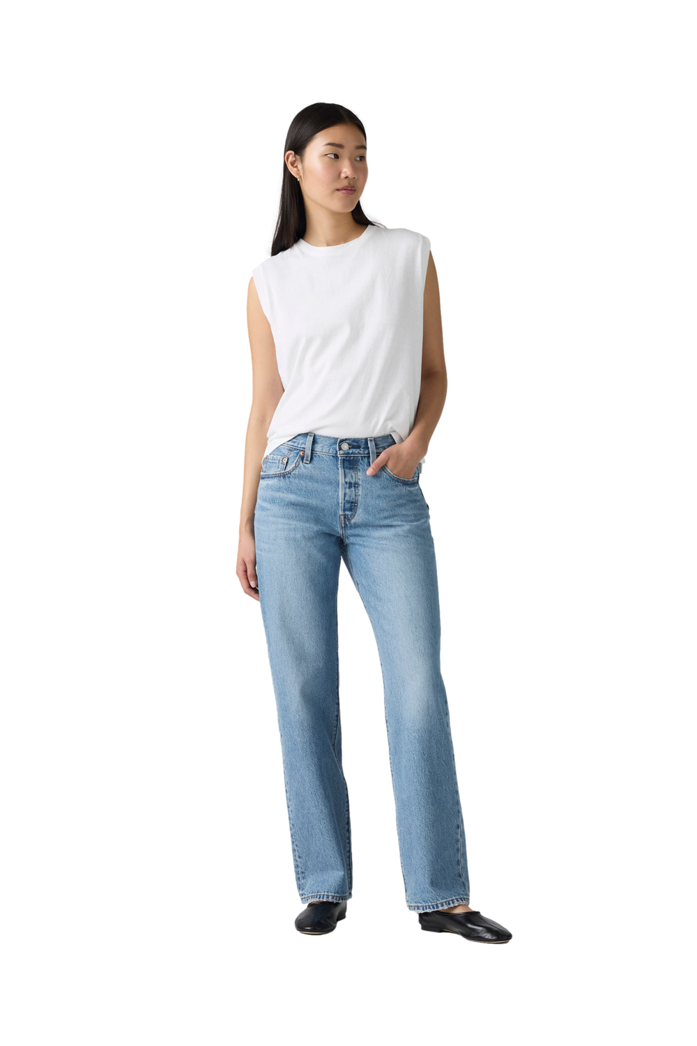 JEANS MUJER 501 '90S CELESTE LEVIS A1959-0106 - 4