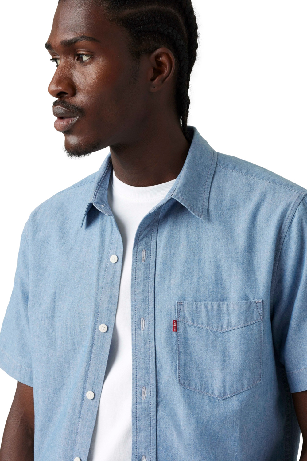 CAMISA HOMBRE SS CLASSIC STANDRD AZUL LEVIS 86627-0267 - 4