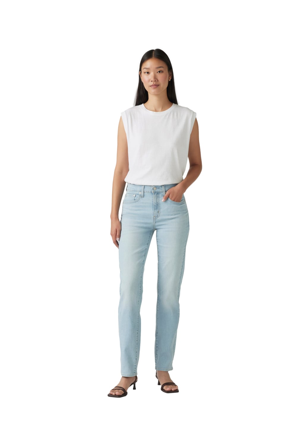 JEANS MUJER 724 HIGH RISE STRAIGHT CELESTE LEVIS 18883-0355 - 4
