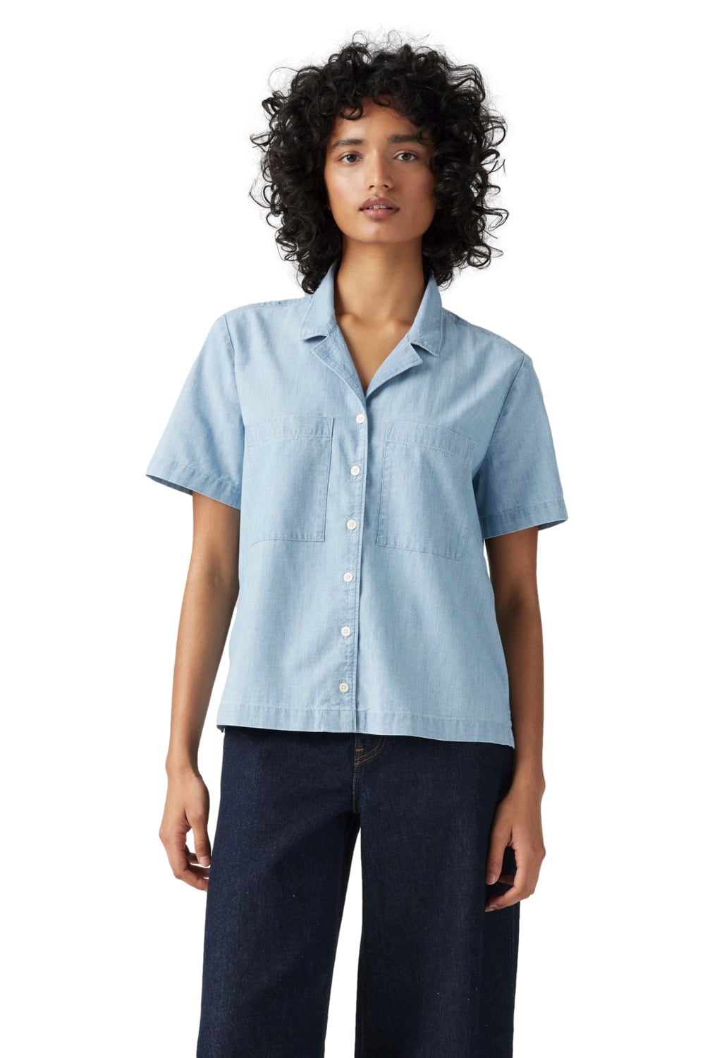 BLUSA MUJER SONNY CAMP SHIRT CELESTE LEVIS 001HO-0002 - 1