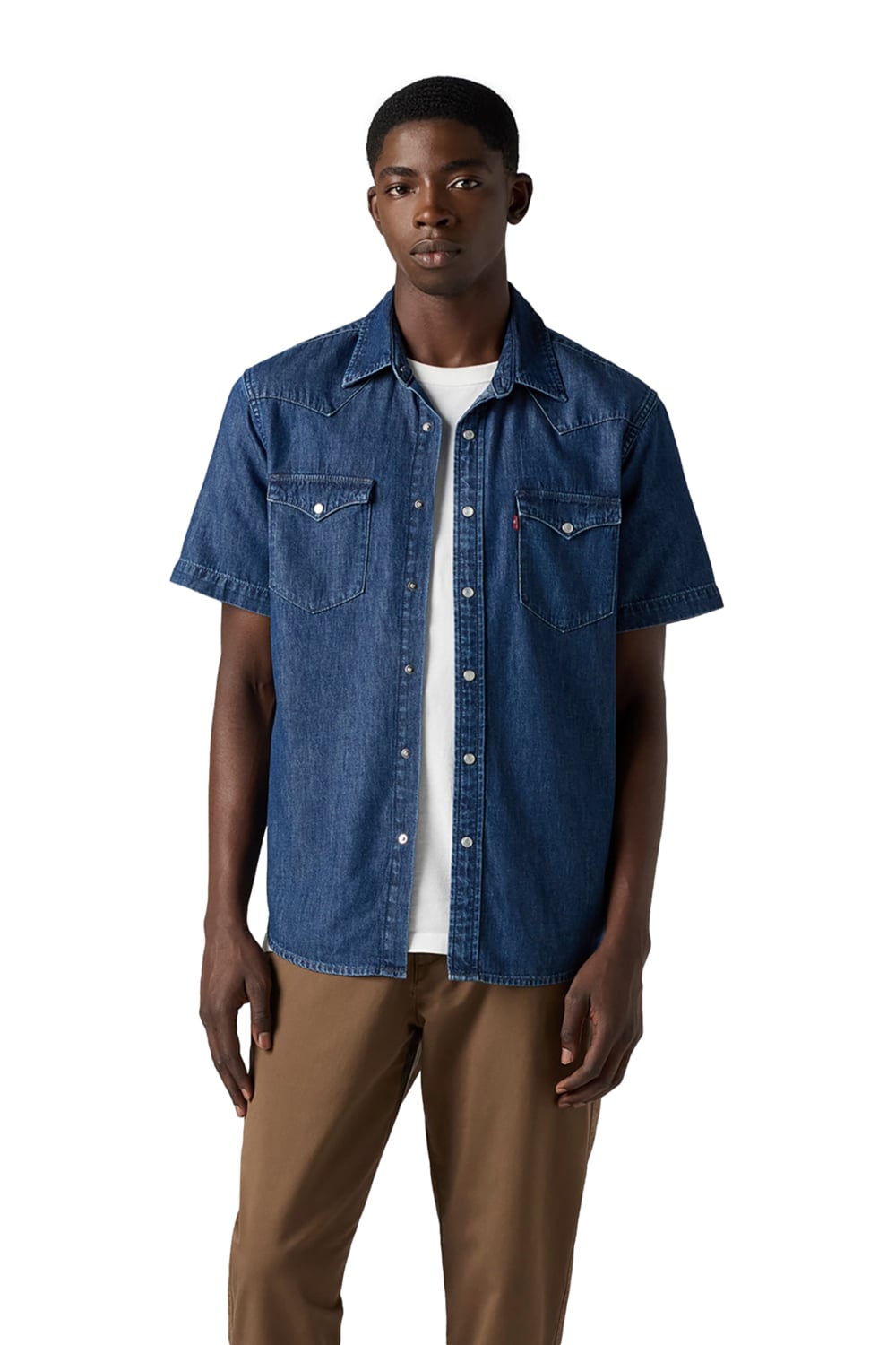 CAMISA HOMBRE SS CLASSIC WESTERN AZUL LEVIS 86626-0012 - 1
