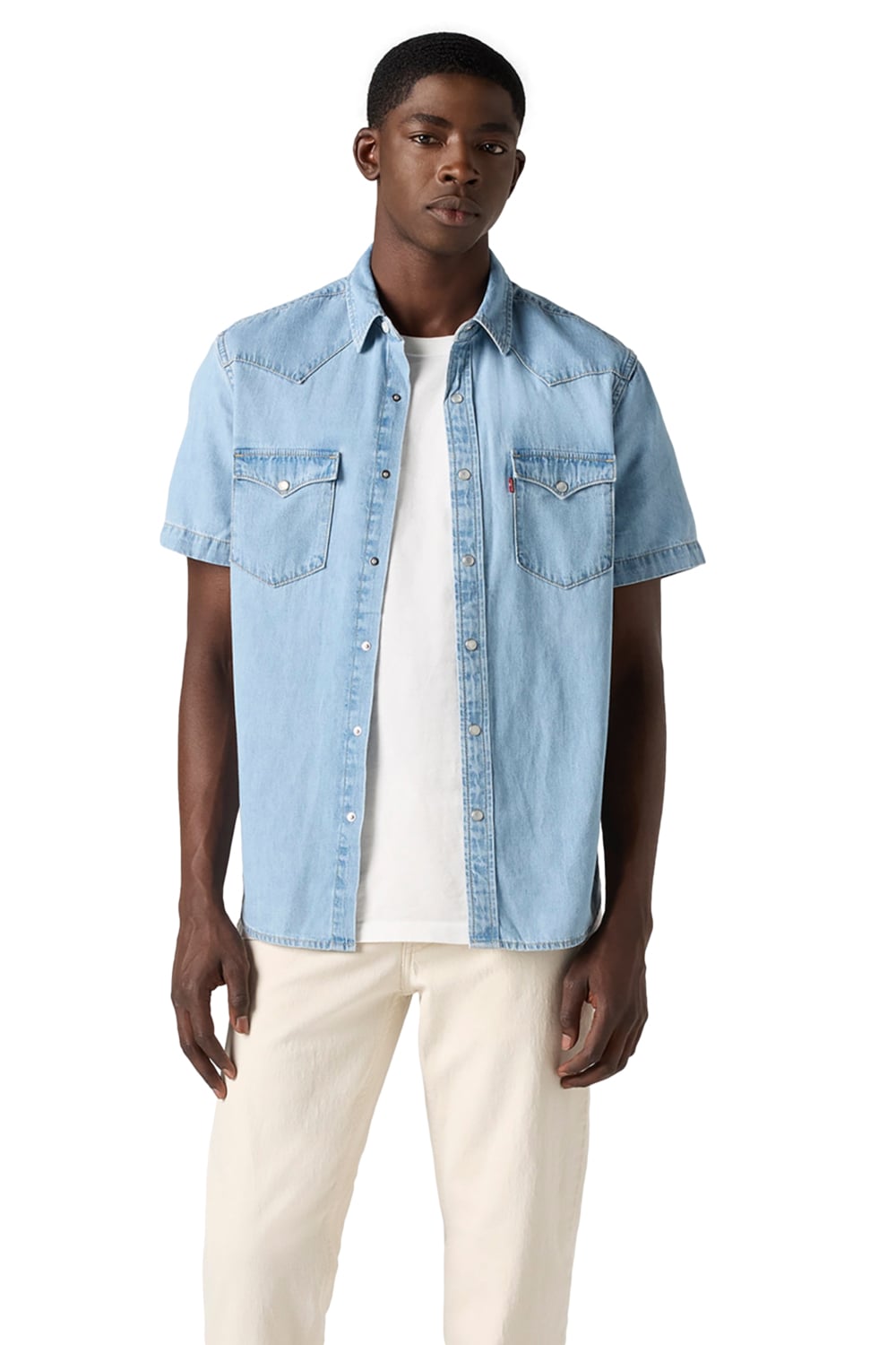 CAMISA HOMBRE SS CLASSIC WESTERN AZUL LEVIS 86626-0014 - 1