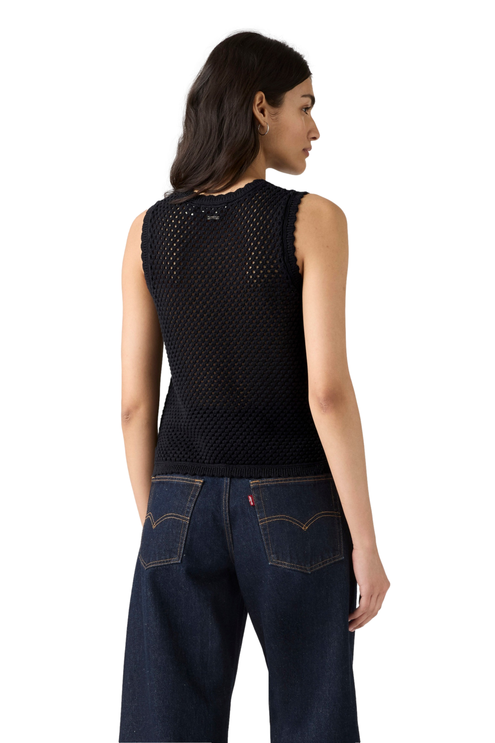CHOMPA MUJER ADRIENNE CROCHET TANK NEGRO LEVIS 0040R-0001 - 2
