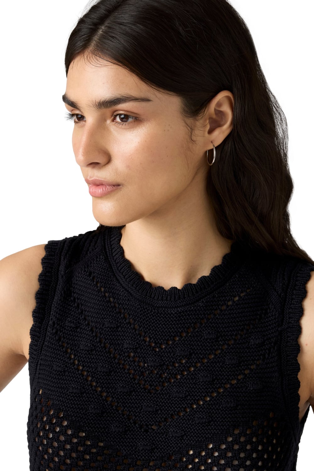 CHOMPA MUJER ADRIENNE CROCHET TANK NEGRO LEVIS 0040R-0001 - 4