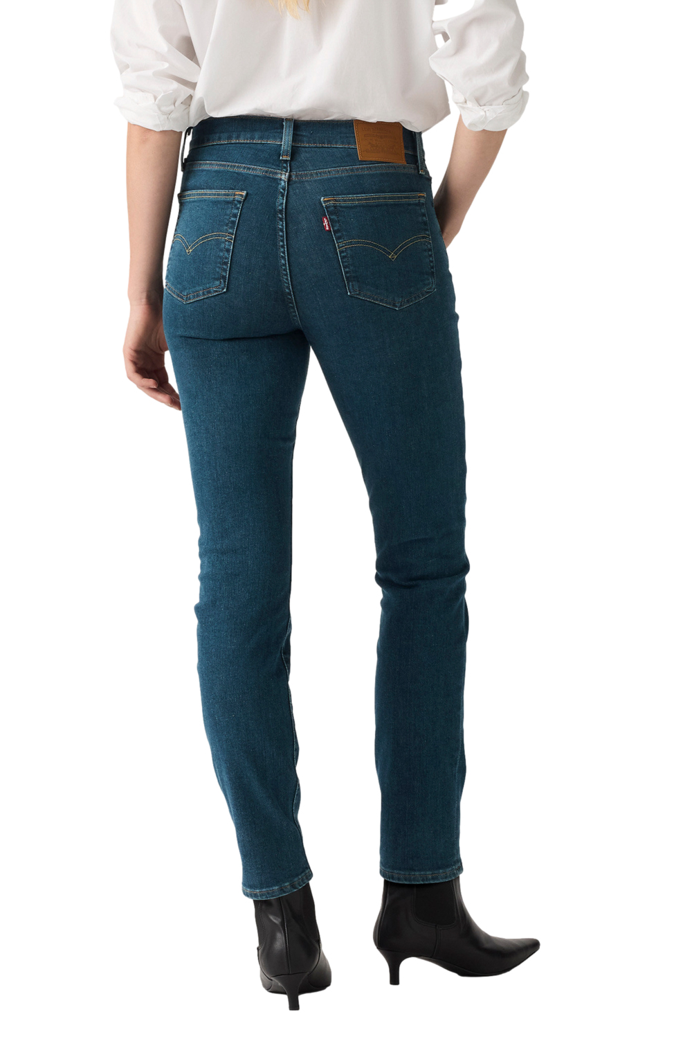 JEANS MUJER 724 HIGH RISE STRAIGHT AZUL LEVIS 18883-0392 - 3