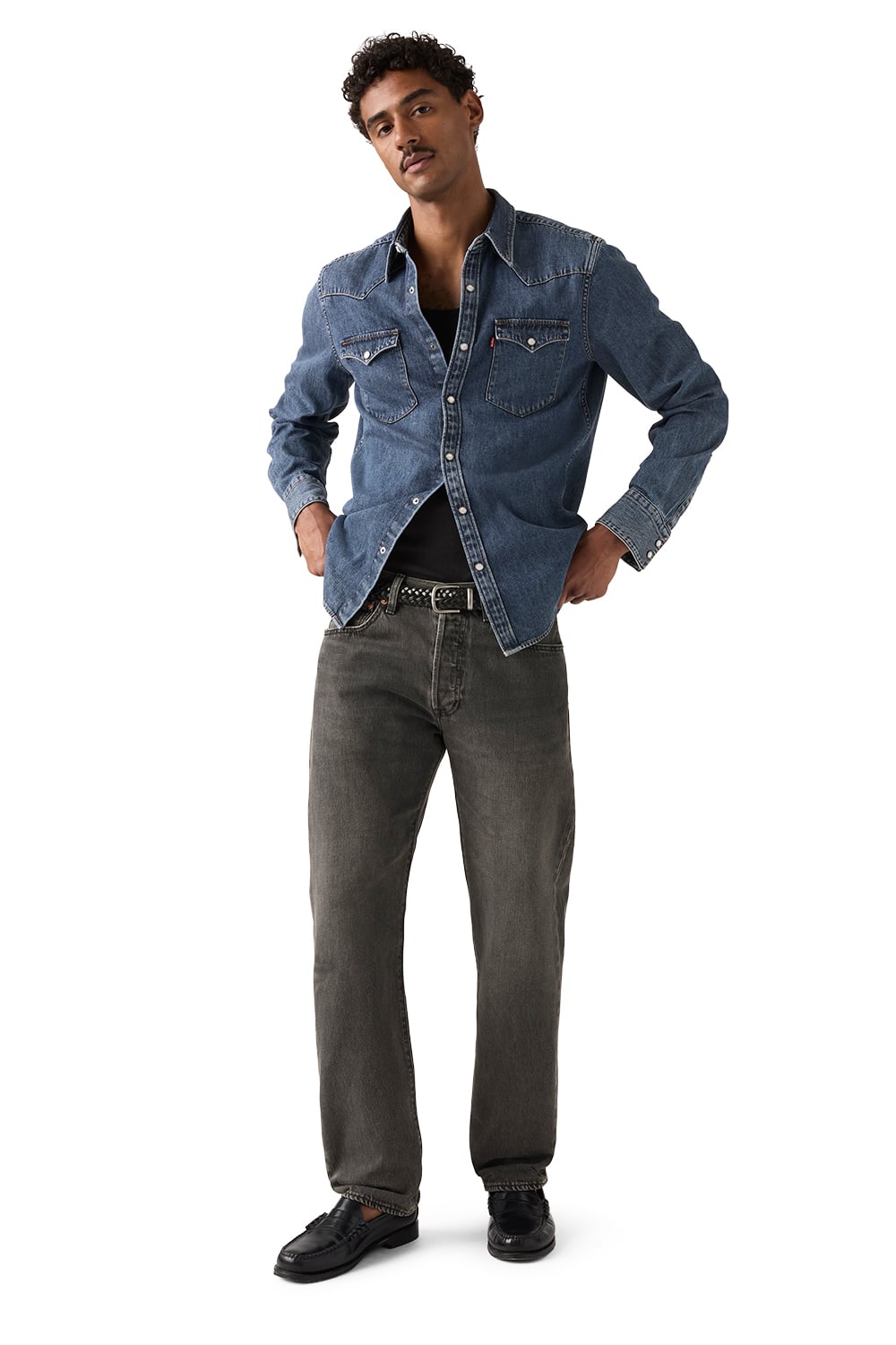 JEANS HOMBRE 501 NEGRO LEVIS 00501-3783 - 4