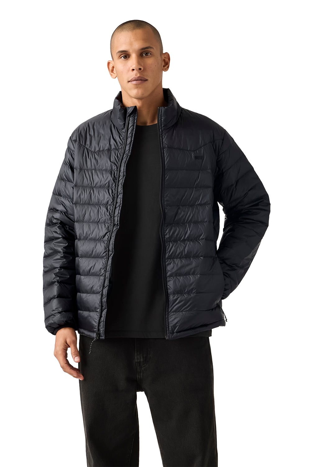 CASACA HOMBRE DEVIN DOWN PACKABLE NEGRO LEVIS 003AV-0000 - 1