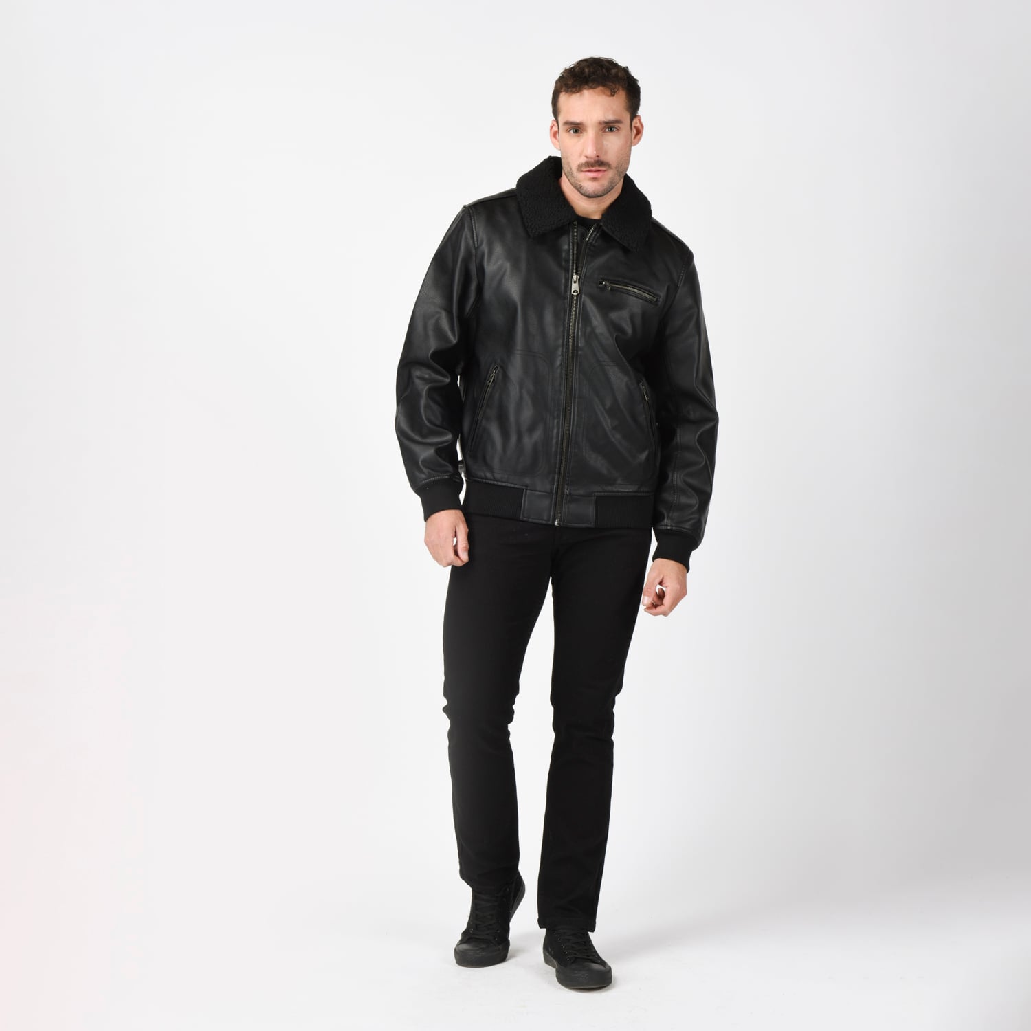 CASACA HOMBRE AVIATOR JACKET NEGRO LEVIS 59491-0568 - 4