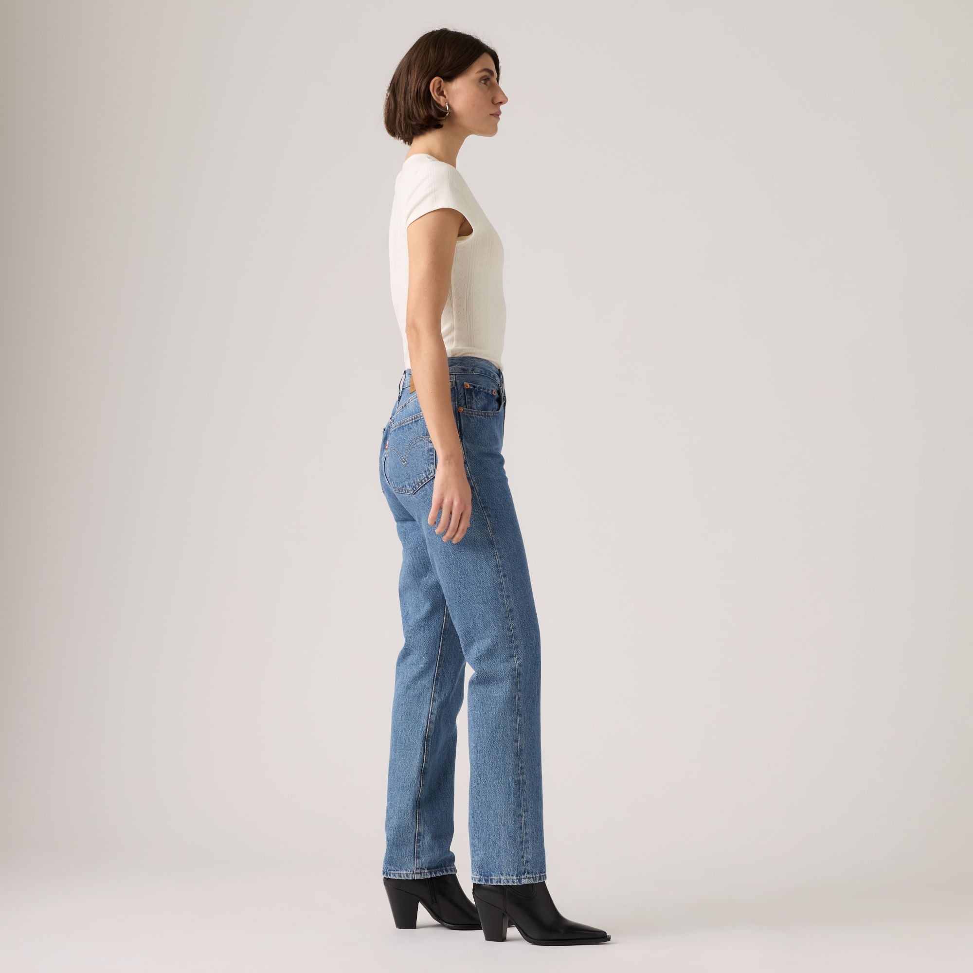 JEANS MUJER 501 FOR WOMEN AZUL LEVIS 12501-0438 - 4