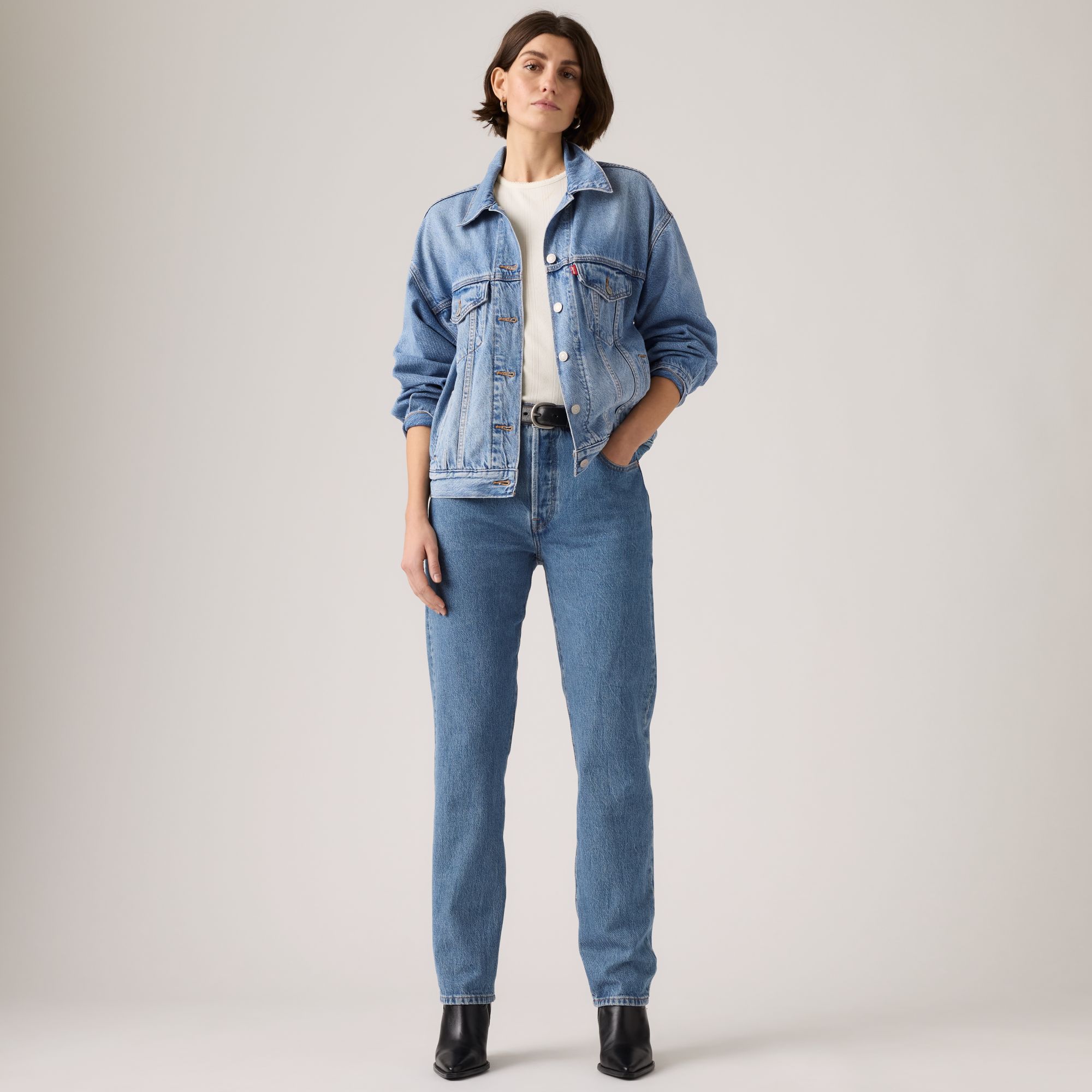 JEANS MUJER 501 FOR WOMEN AZUL LEVIS 12501-0438 - 5