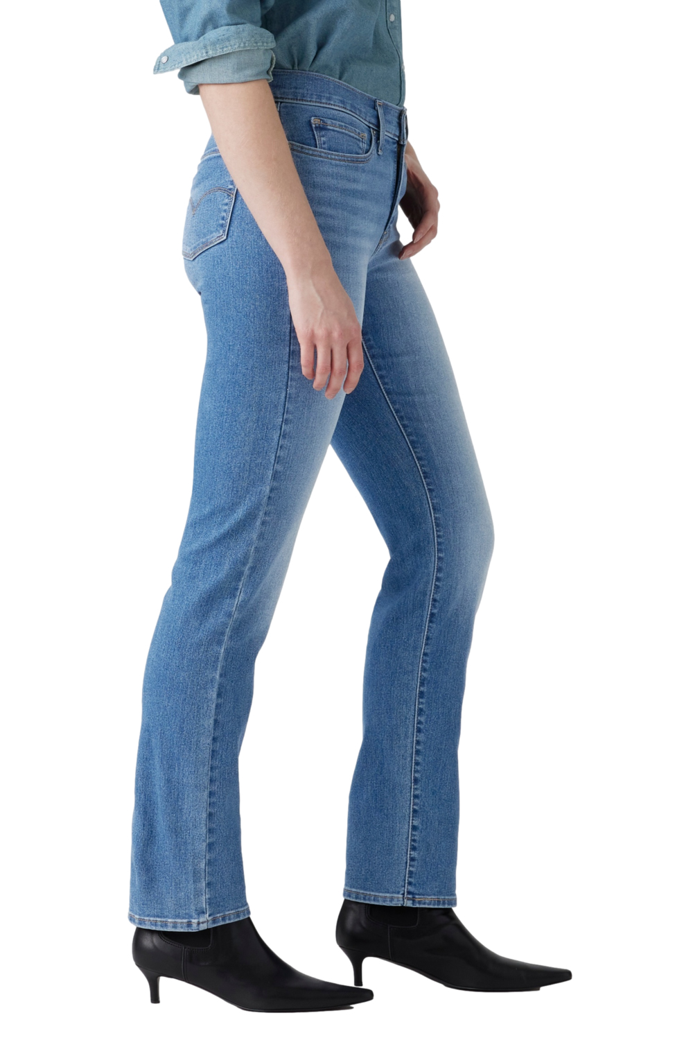 JEANS MUJER 314 SHAPING STRAIGHT AZUL LEVIS 19631-0298 - 2