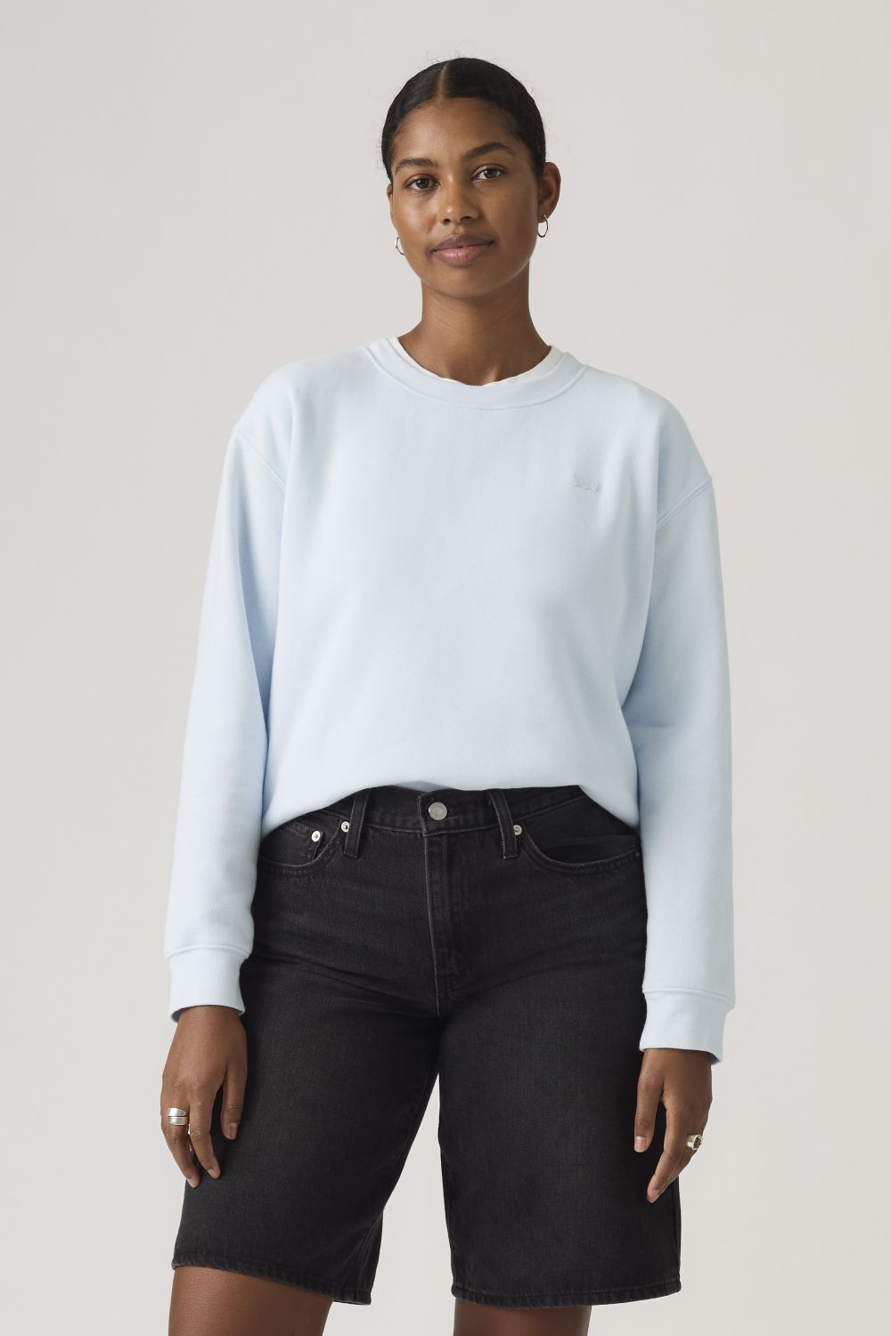 POLERÓN MUJER EVERYDAY SWEATSHIRT CELESTE LEVIS A5942-0060 - 1