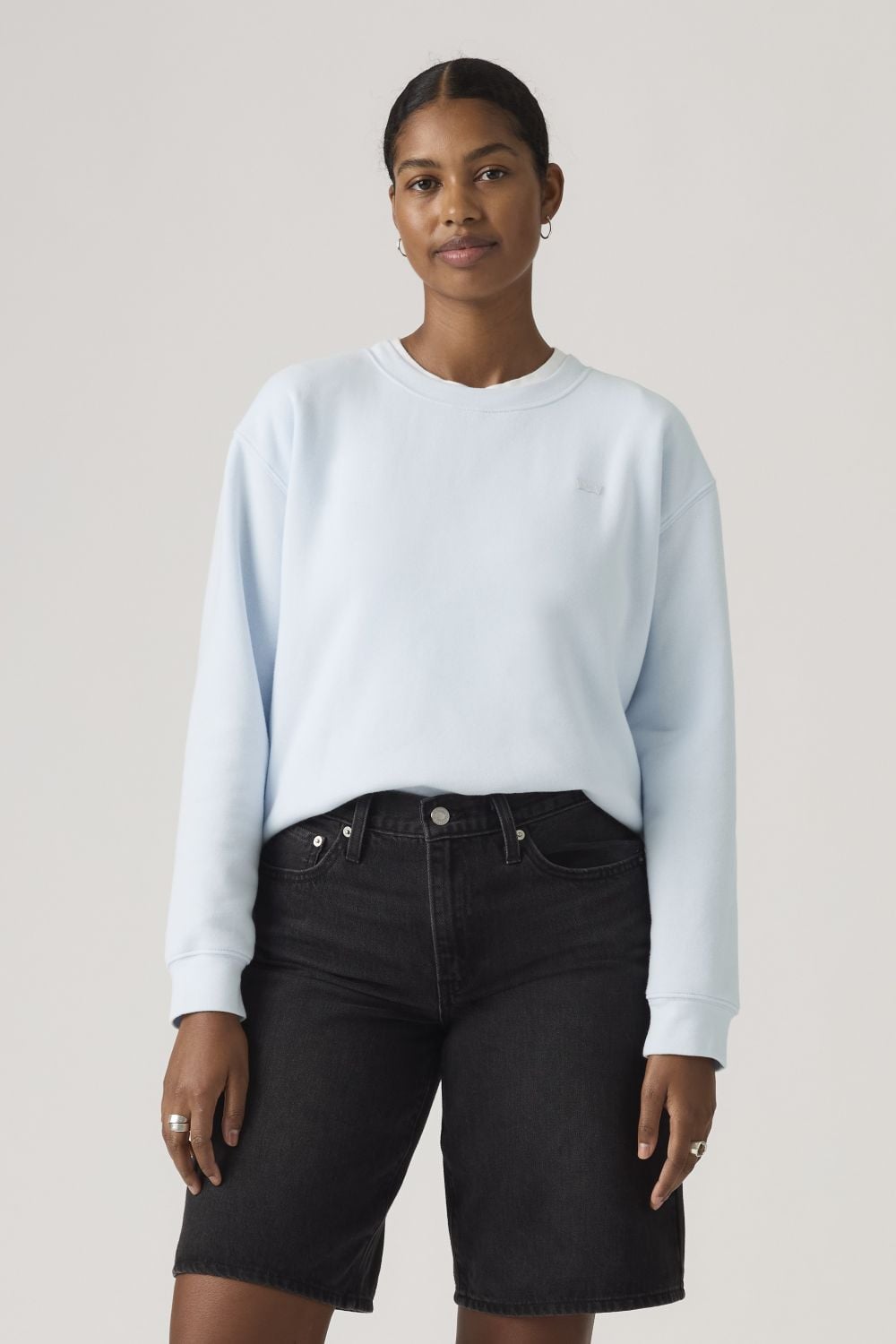 POLERÓN MUJER EVERYDAY SWEATSHIRT CELESTE LEVIS A5942-0060 - 1