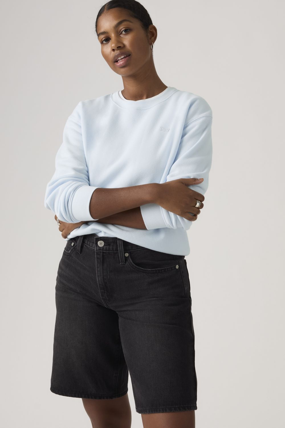 POLERÓN MUJER EVERYDAY SWEATSHIRT CELESTE LEVIS A5942-0060 - 3