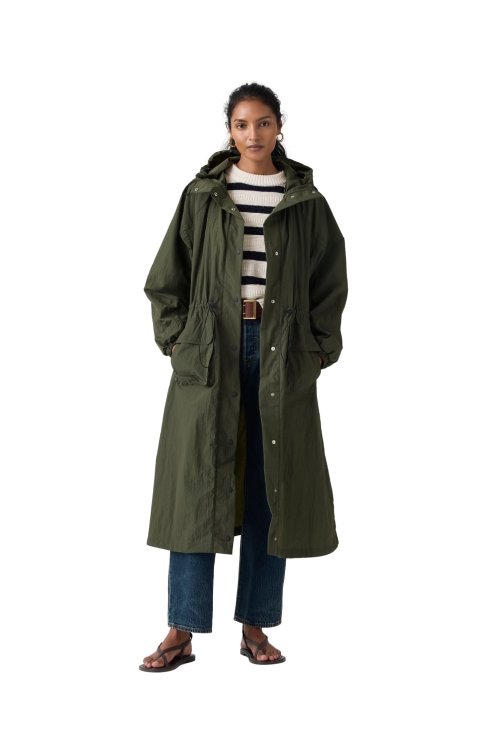 CASACA MUJER SIMONE BUBBLE PARKA LONG VERDE LEVIS 005AW-0000 - 1