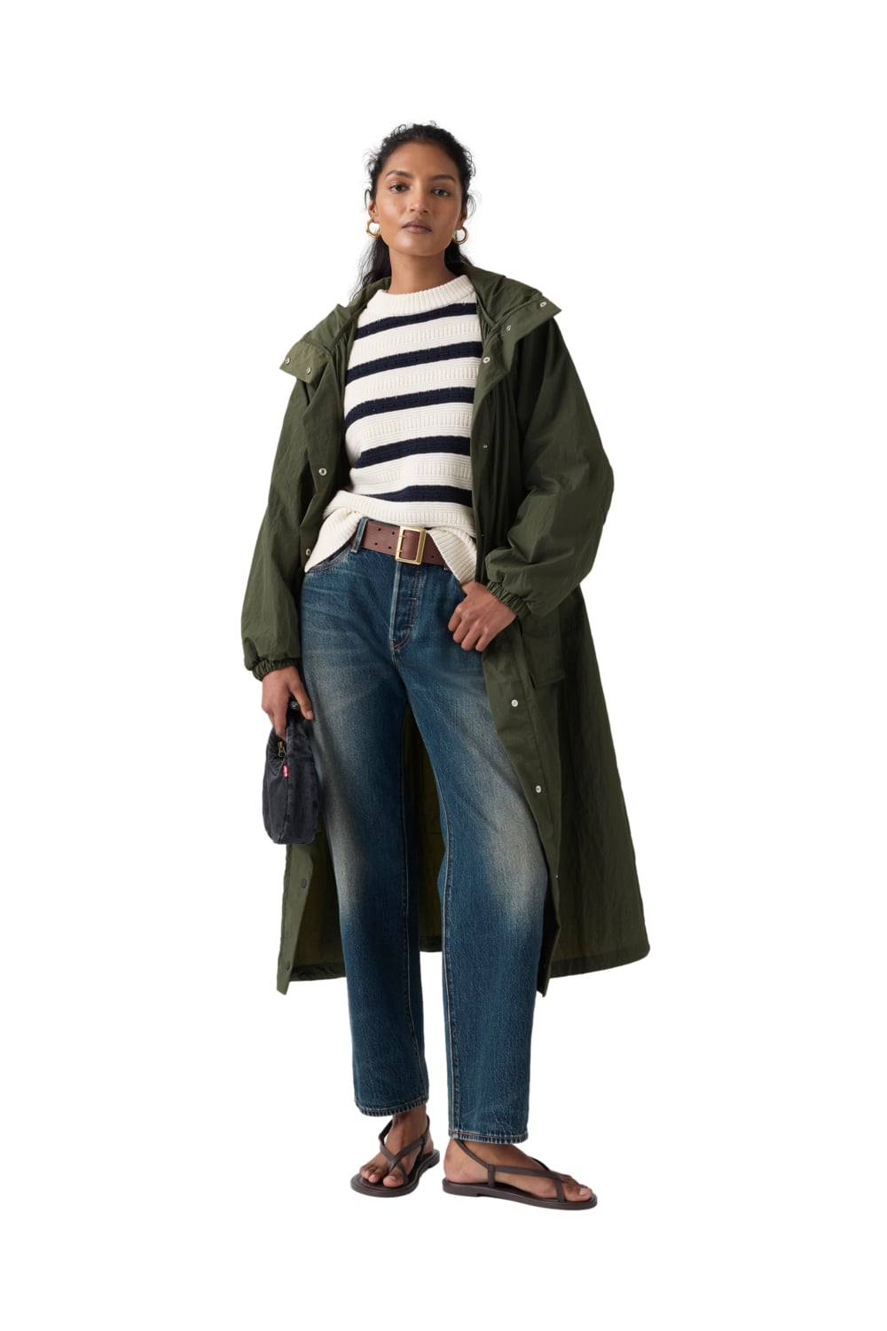 CASACA MUJER SIMONE BUBBLE PARKA LONG VERDE LEVIS 005AW-0000 - 3