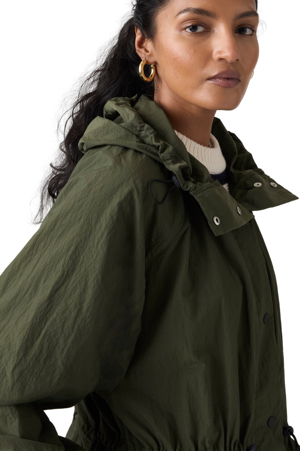 CASACA MUJER SIMONE BUBBLE PARKA LONG VERDE LEVIS 005AW-0000 - 4