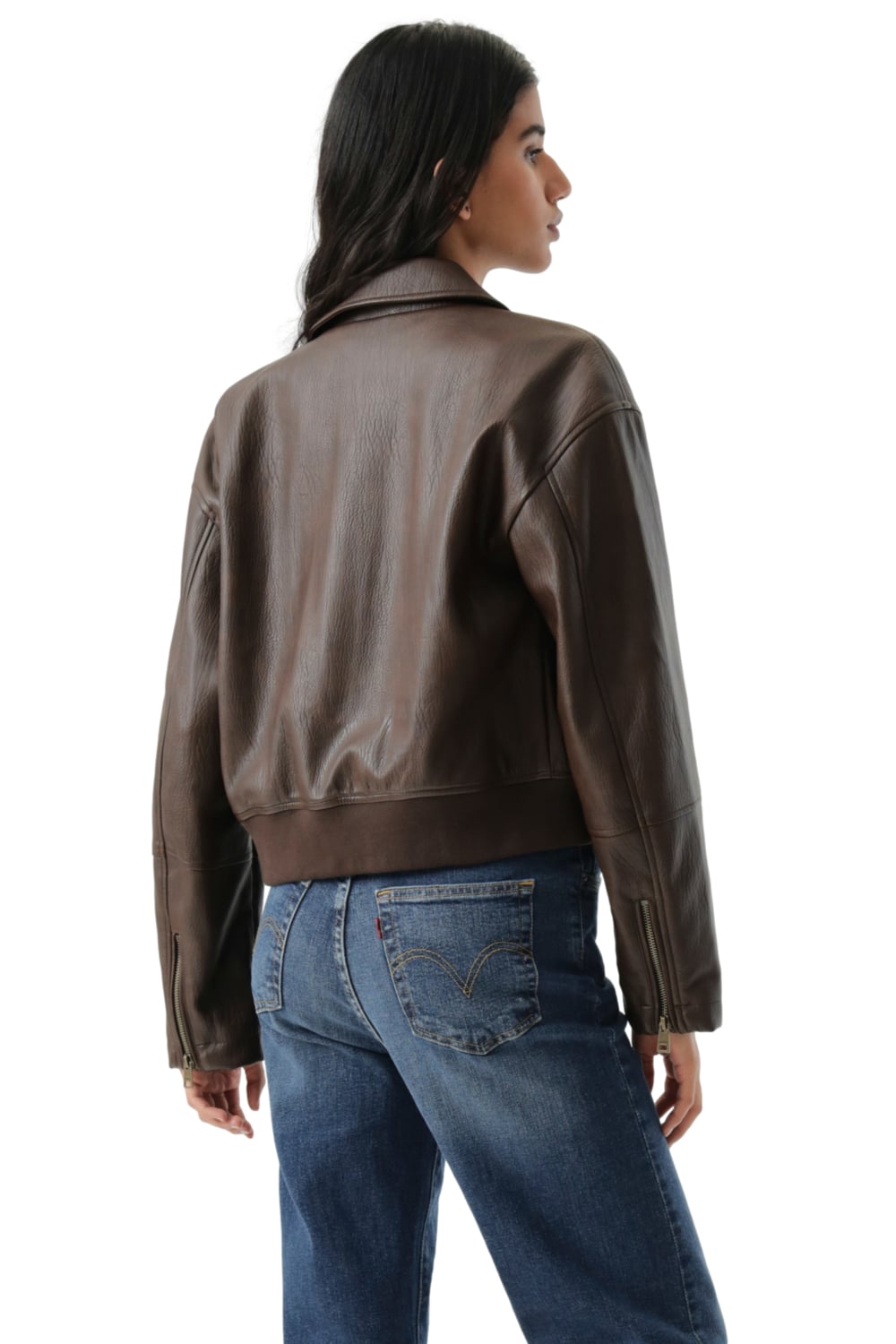 CASACA MUJER SHRUNKEN BOMBER CAFÉ LEVIS 59544-0731 - 3