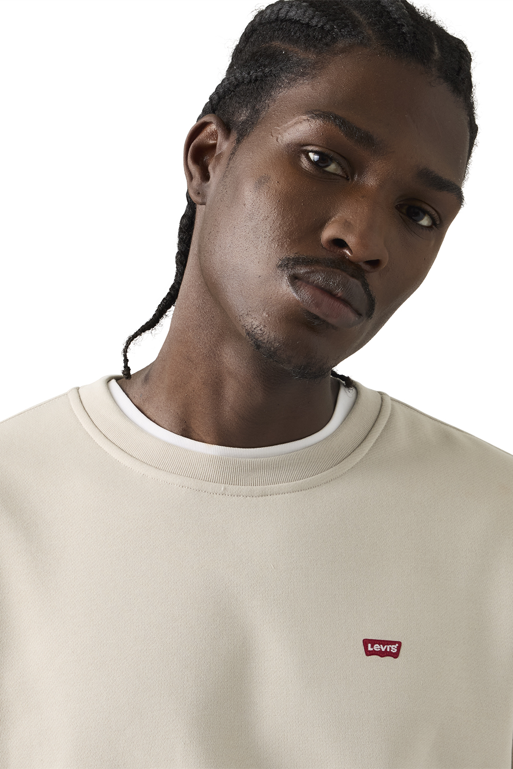 POLERÓN HOMBRE CREW SWEATSHIRT CELESTE LEVIS 34257-0074 - 4