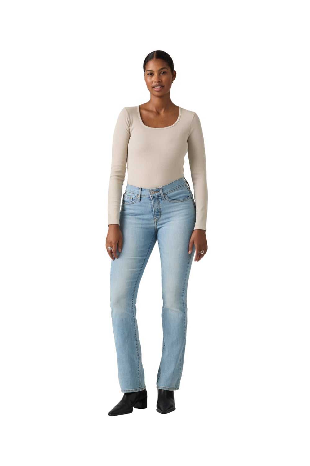JEANS MUJER 315 SHAPING BOOT CELESTE LEVIS 19632-0171 - 4