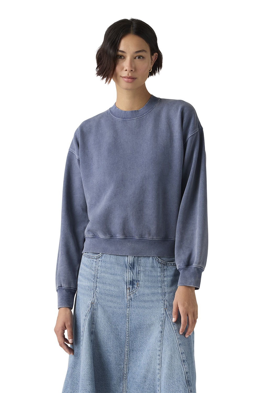 POLERÓN MUJER VINTAGE BOXY SWEATSHIRT AZUL LEVIS 005I9-0010 - 3