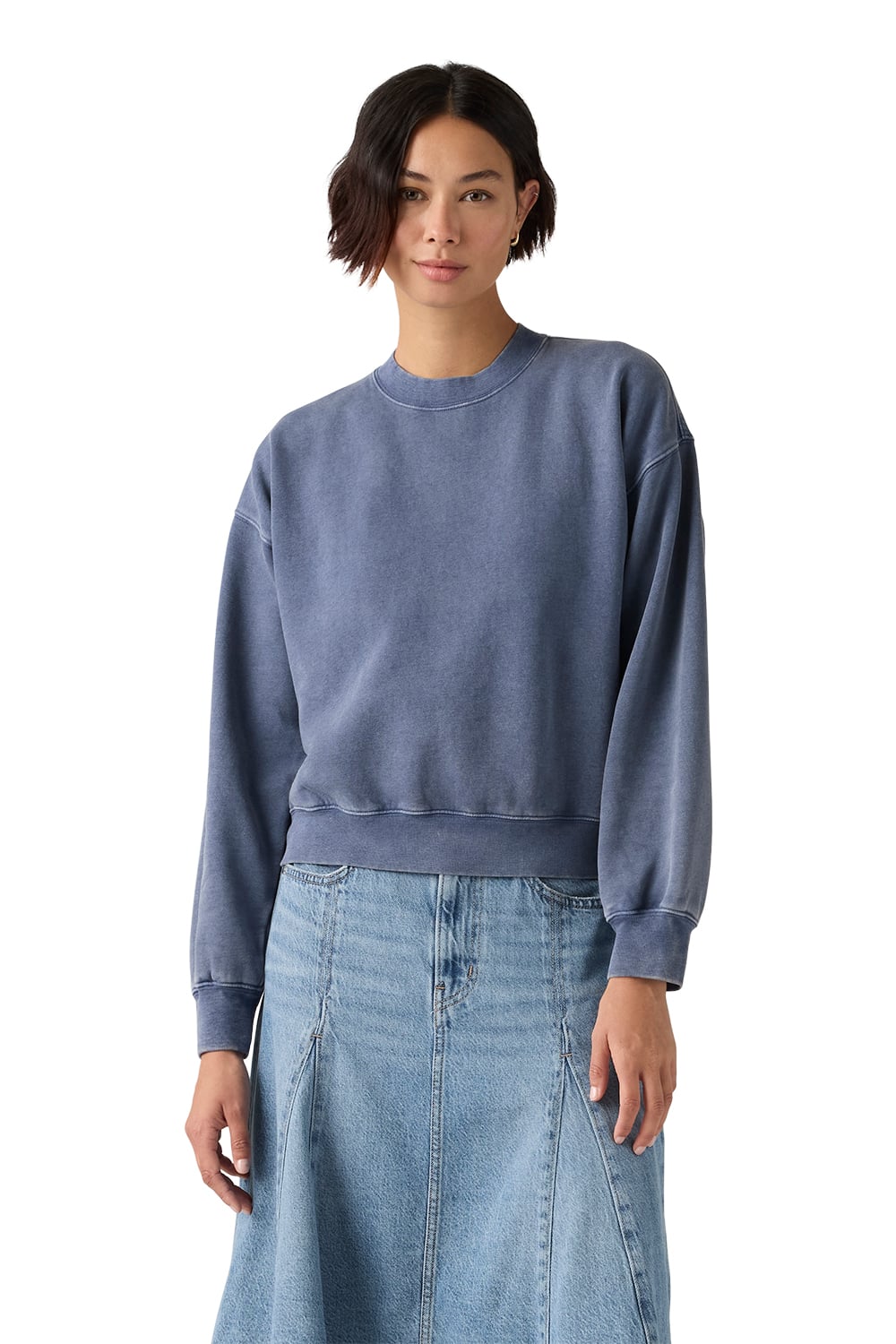 POLERÓN MUJER VINTAGE BOXY SWEATSHIRT AZUL LEVIS 005I9-0010 - 3