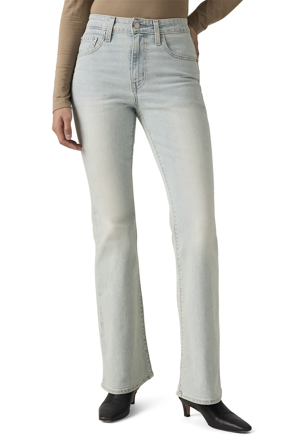 JEANS MUJER 726 HR FLARE CELESTE LEVIS A3410-0165 - 1