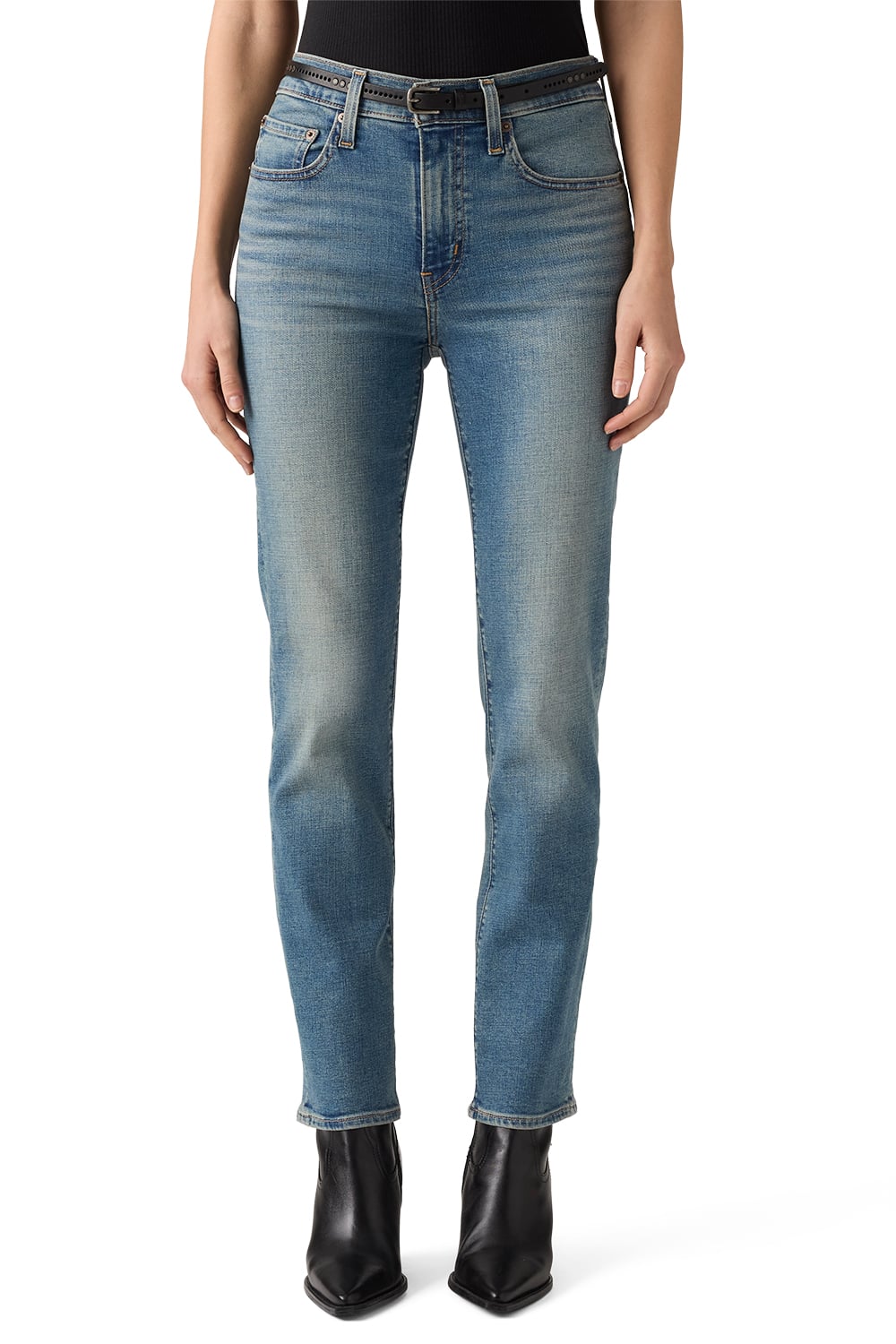 JEANS MUJER 724 HIGH RISE STRAIGHT AZUL LEVIS 18883-0393 - 1