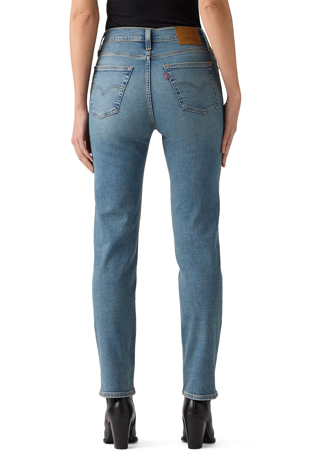JEANS MUJER 724 HIGH RISE STRAIGHT AZUL LEVIS 18883-0393 - 3