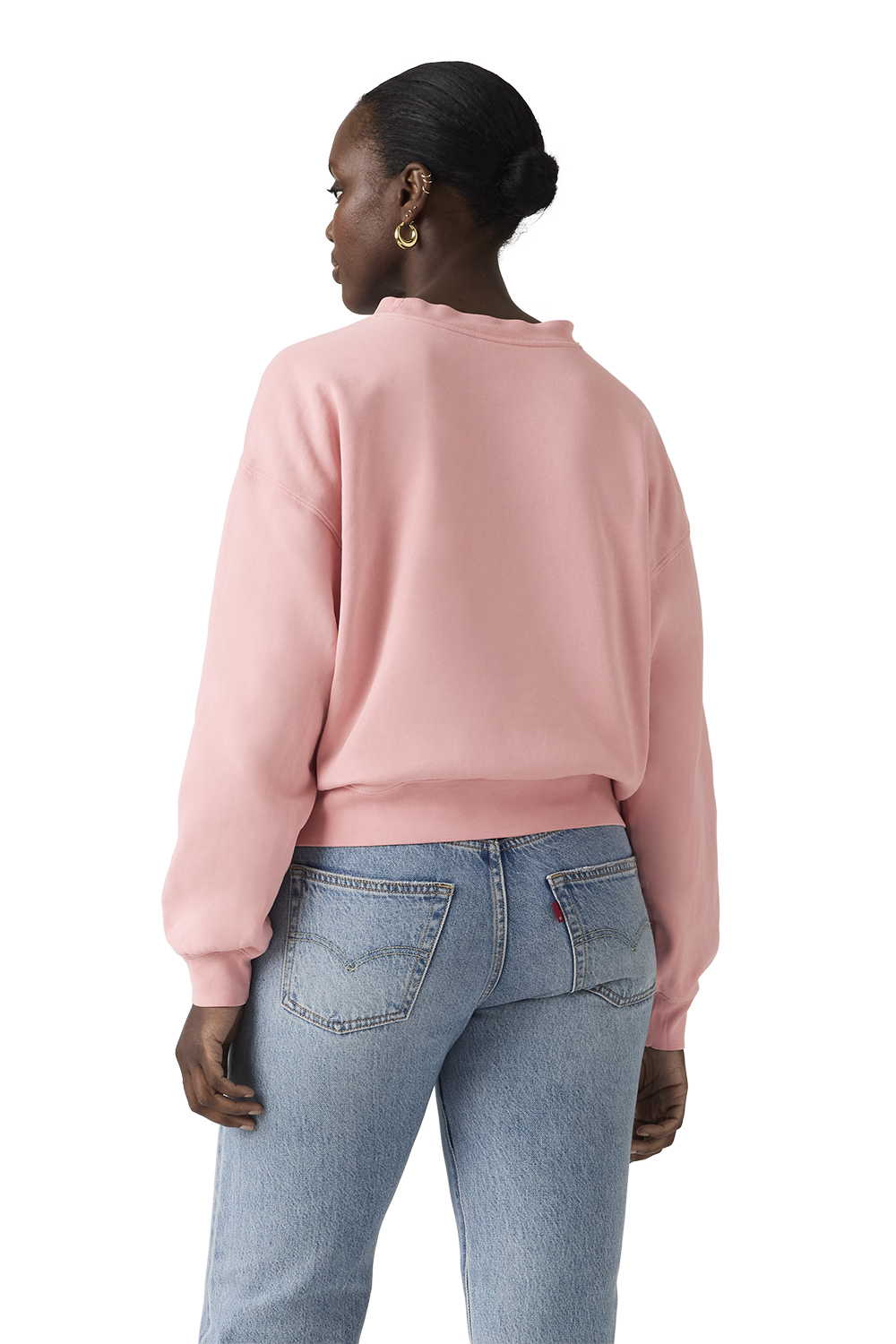 POLERÓN MUJER VINTAGE BOXY CREW ROSADO LEVIS 005OZ-0014 - 2