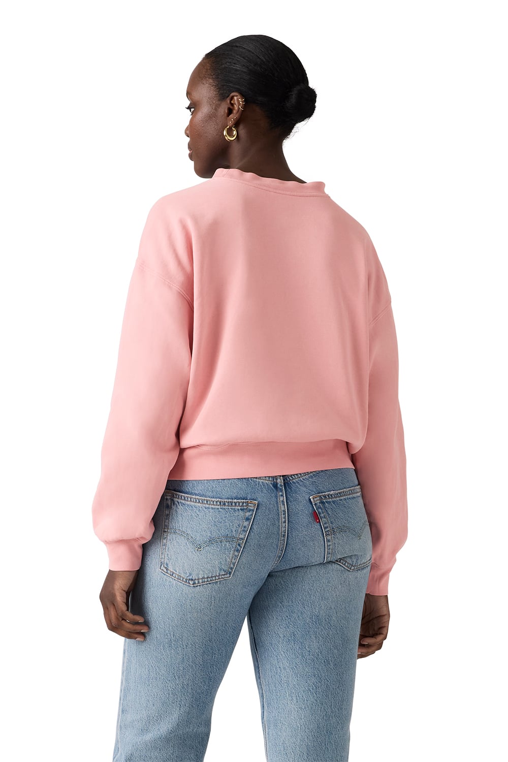 POLERÓN MUJER VINTAGE BOXY CREW ROSADO LEVIS 005OZ-0014 - 2