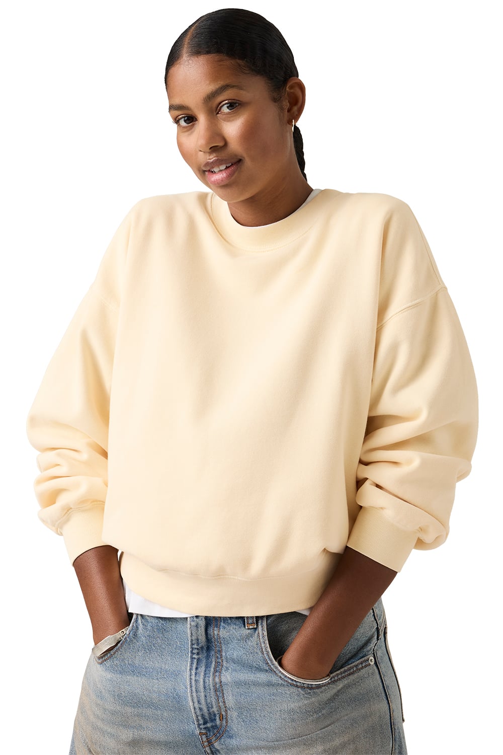 POLERÓN MUJER VINTAGE BOXY SWEATSHIRT BEIGE LEVIS 005I9-0005 - 4