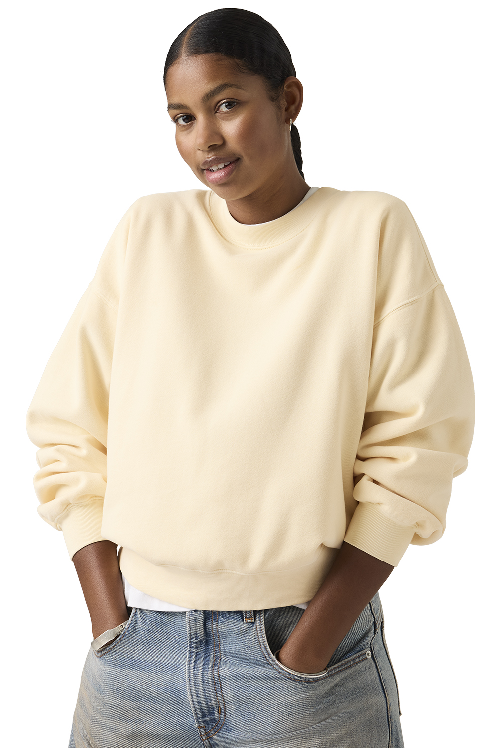 POLERÓN MUJER VINTAGE BOXY SWEATSHIRT BEIGE LEVIS 005I9-0005 - 4