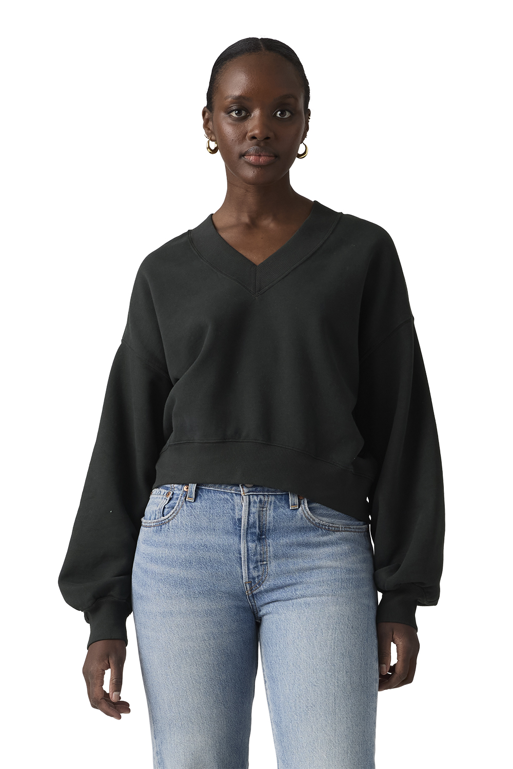 POLERÓN MUJER VINTAGE VNECK NEGRO LEVIS 005IF-0006 - 1