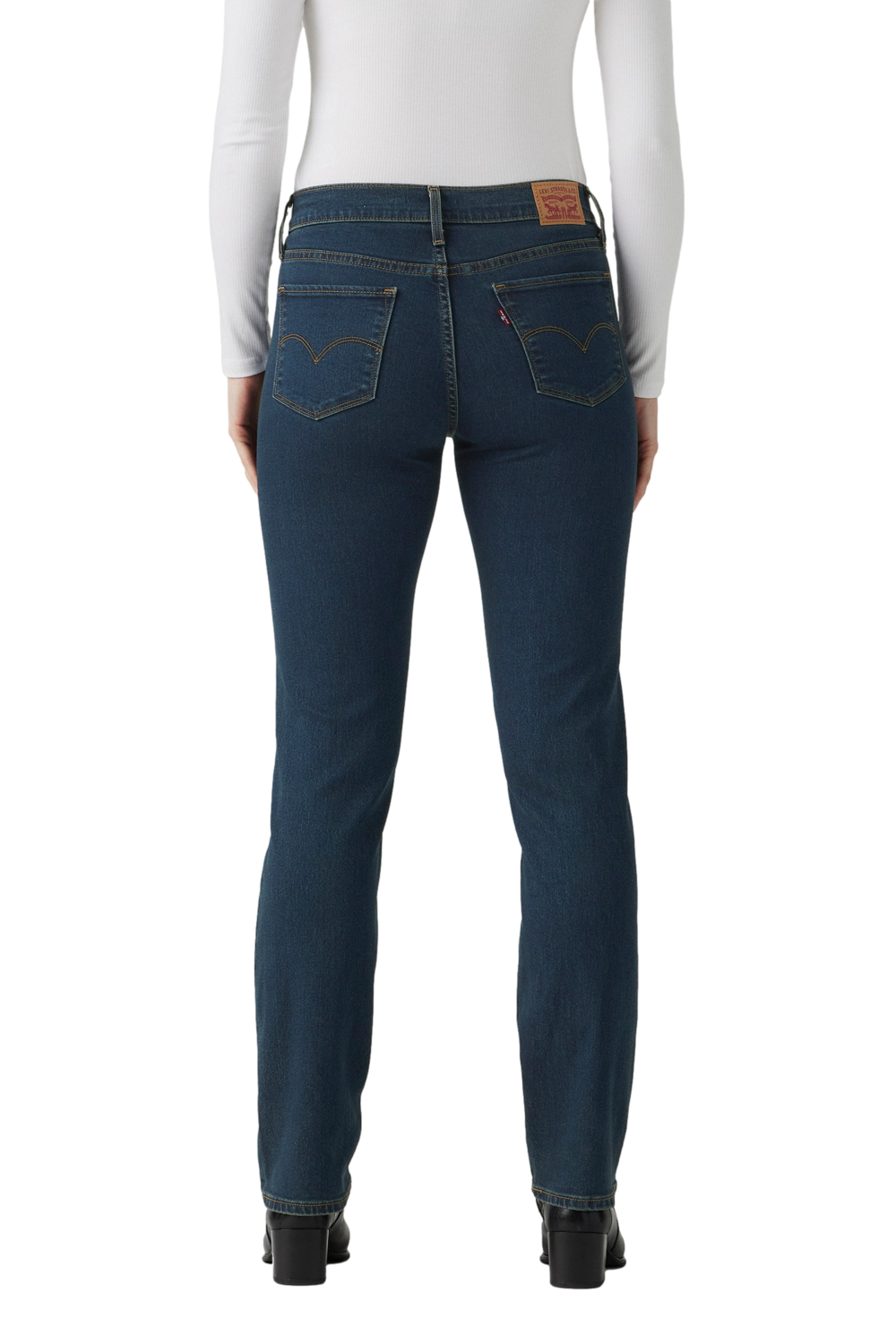 JEANS MUJER 314 SHAPING STRAIGHT AZUL LEVIS 19631-0280 - 3