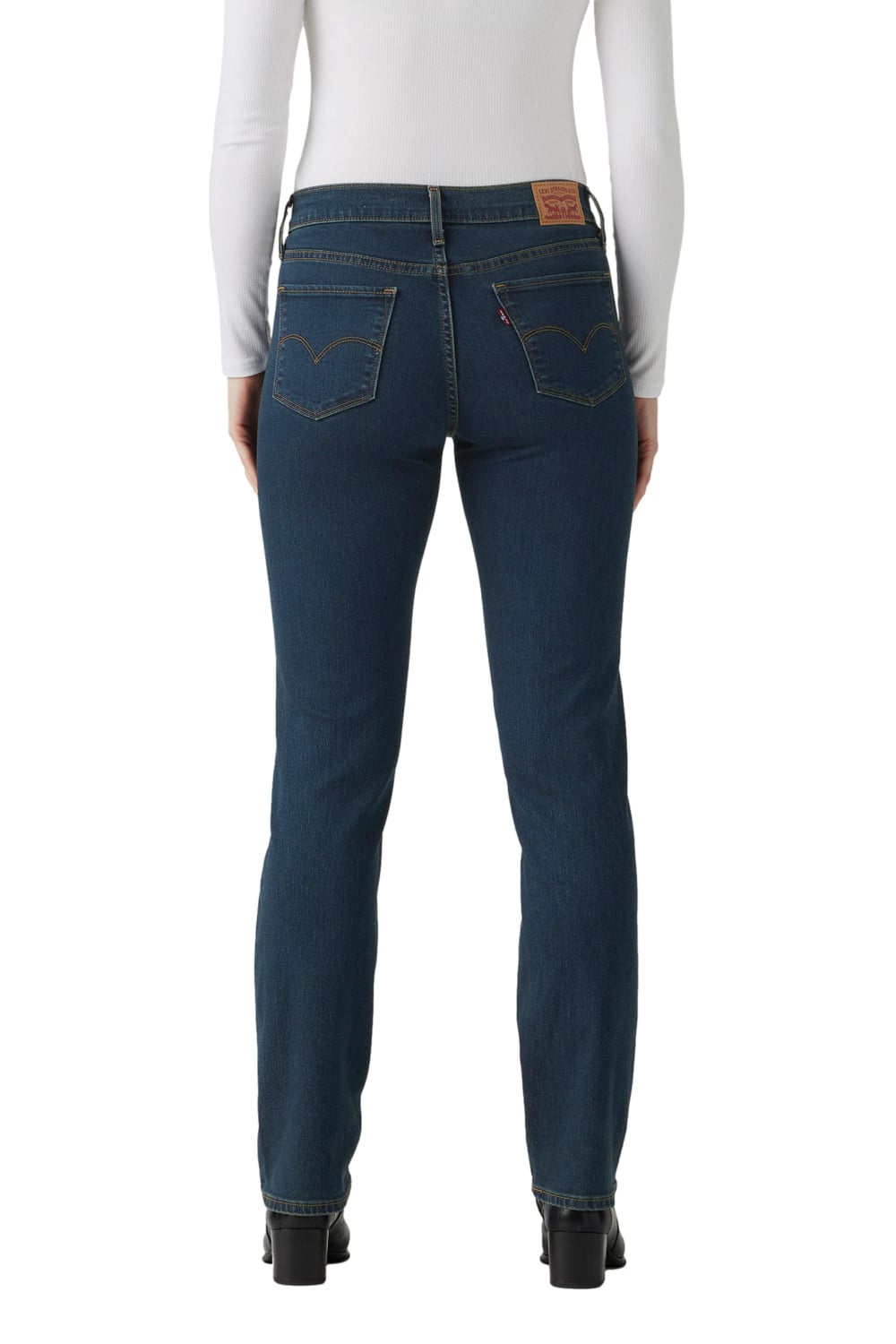 JEANS MUJER 314 SHAPING STRAIGHT AZUL LEVIS 19631-0280 - 3