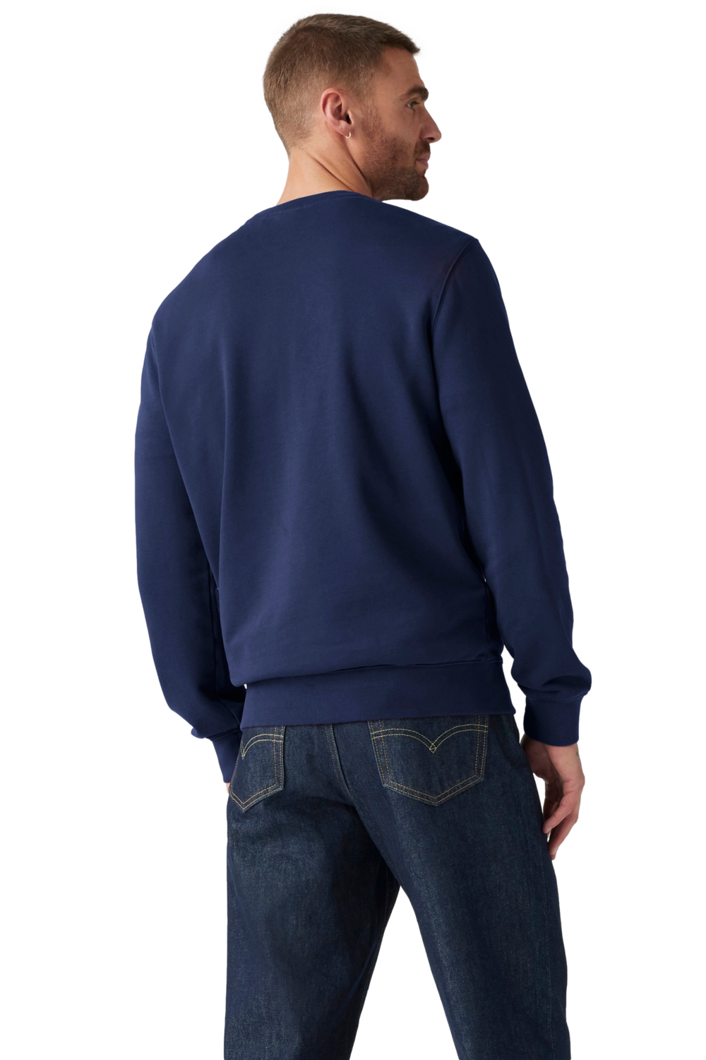 CHOMPA HOMBRE CLASSIC HM SWEATER AZUL LEVIS 0002E-0002 - 2