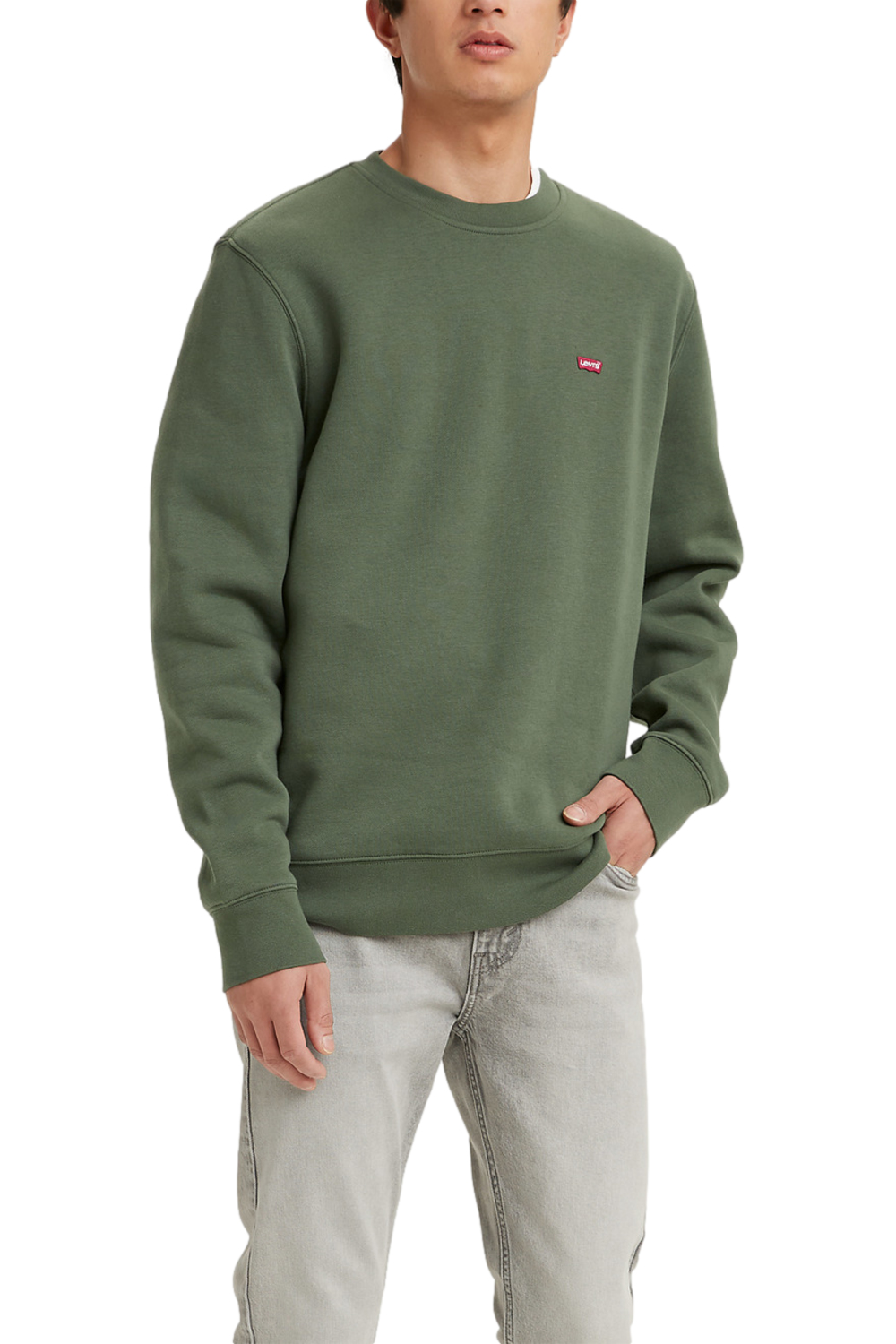 POLERÓN HOMBRE CORE CREW VERDE LEVIS 34257-0010 - 1