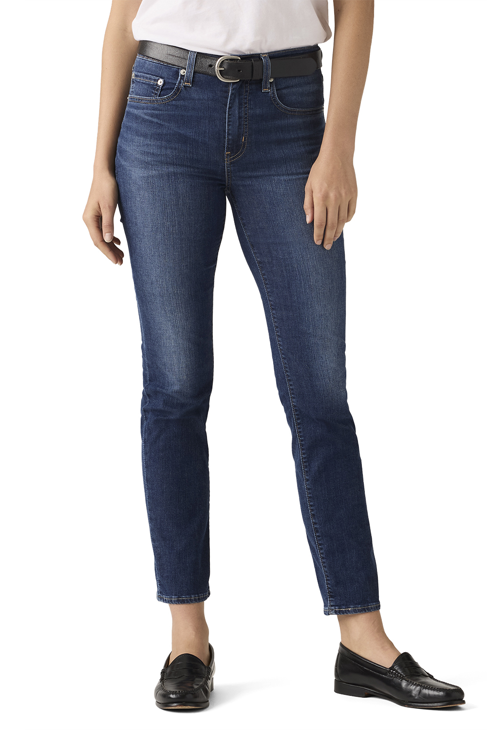 JEANS MUJER 724 HIGH RISE STRAIGHT AZUL LEVIS 18883-0440 - 1