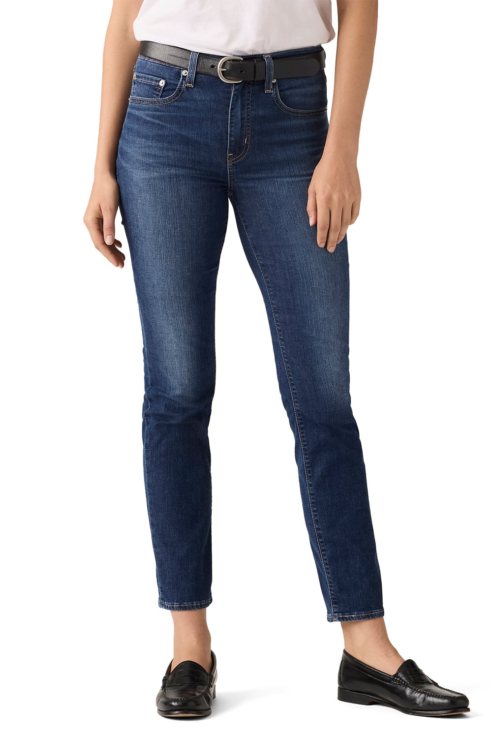 JEANS MUJER 724 HIGH RISE STRAIGHT AZUL LEVIS 18883-0440 - 1