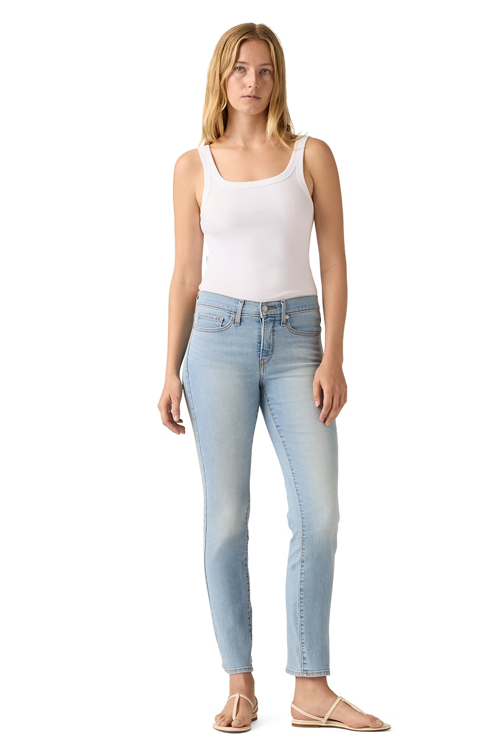 JEANS MUJER 312 SHAPING SLIM CELESTE LEVIS 19627-0279 - 4