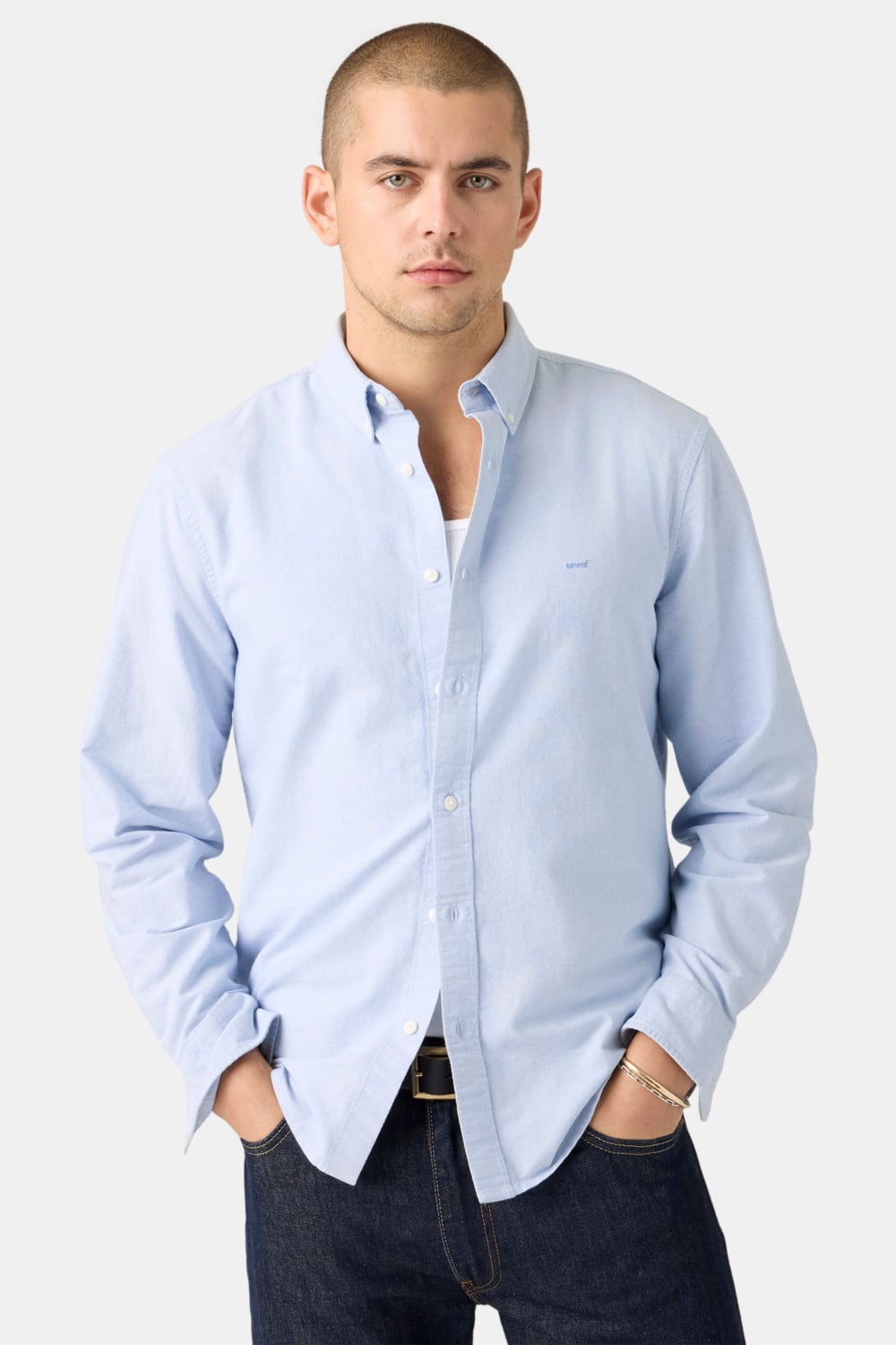 CAMISA HOMBRE AUTHENTIC BUTTON DOWN CELESTE LEVIS A7210-0050 - 3