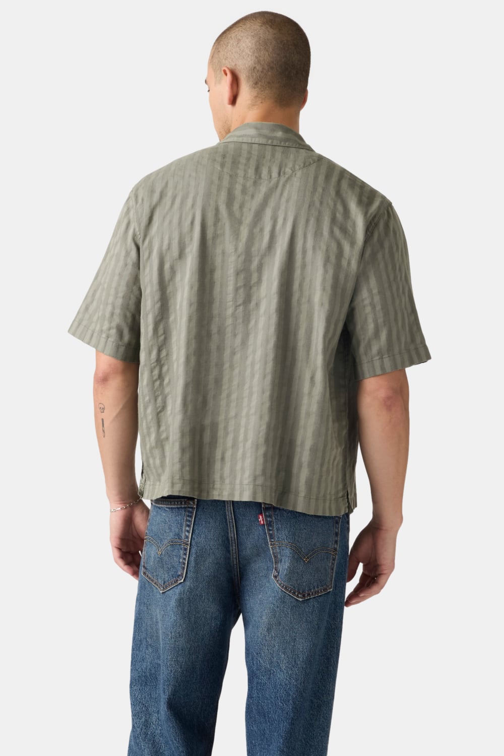 CAMISA HOMBRE SS LAMA CROP SHIRT VERDE LEVIS 005GH-0002 - 2