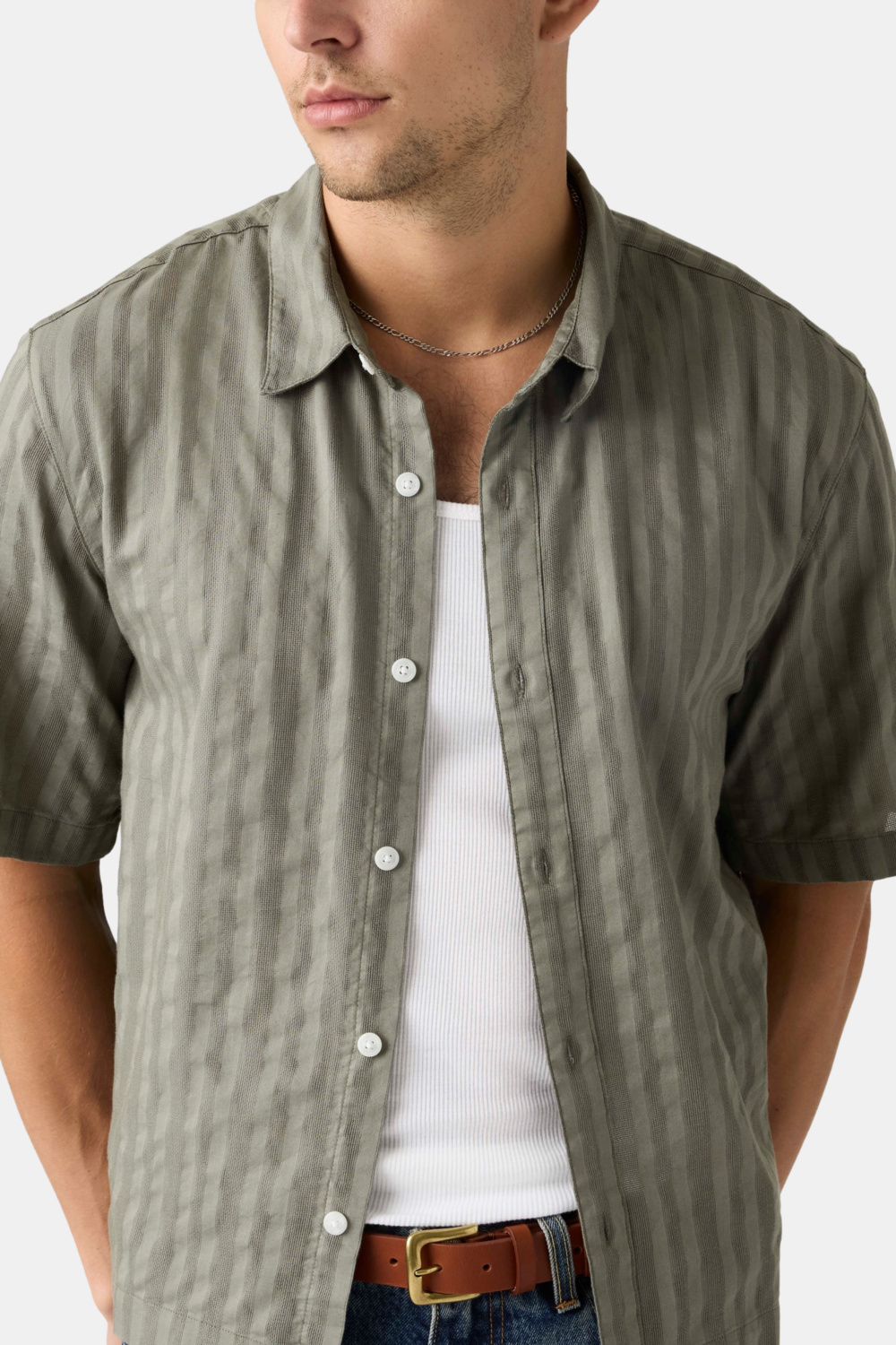 CAMISA HOMBRE SS LAMA CROP SHIRT VERDE LEVIS 005GH-0002 - 4