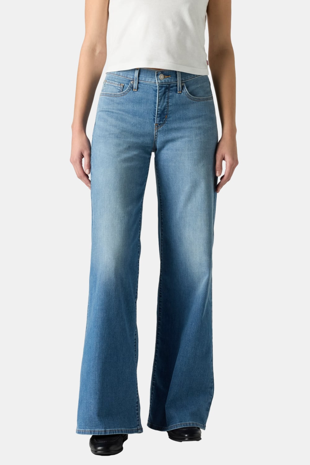 JEANS MUJER 318 SHAPING WIDE LEG AZUL LEVIS 001PZ-0015 - 1